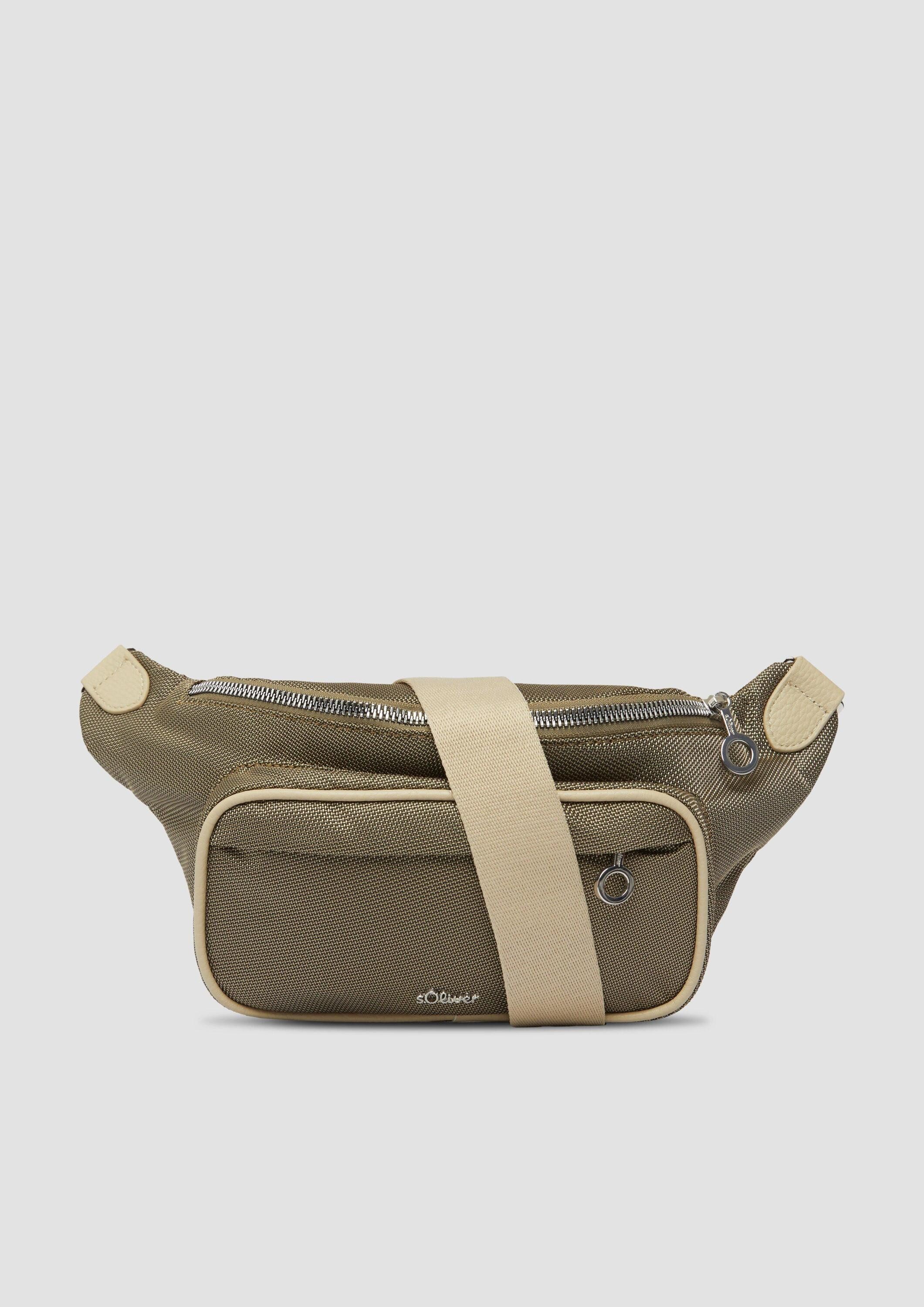 s.Oliver Gürteltasche Tasche, Bauchtasche aus Nylon mit Logo und abnehmbaren Trägern