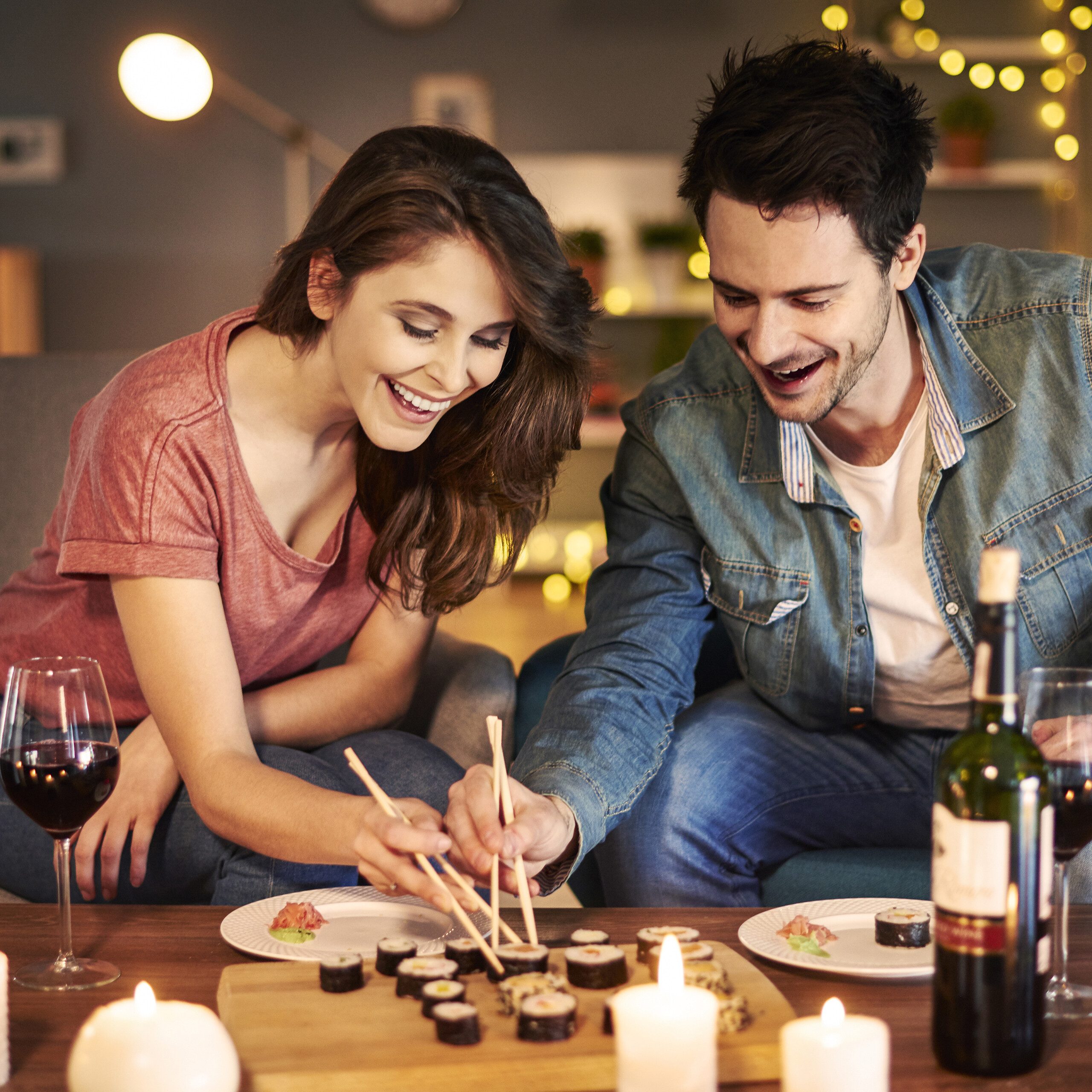 relaxdays Essstäbchen aus Bambus 50 Paar