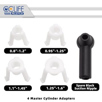 CCLIFE Bremsscheiben-Richtwerkzeug Druckluft Bremsenentlüftungsgerät Bremsenentlüfter Bremsflüssigkeit