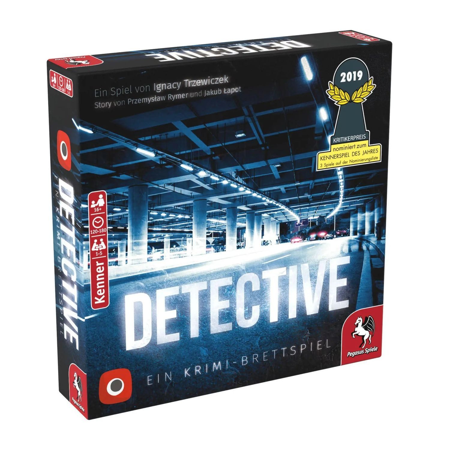 Pegasus Spiele Spiel Detective (Portal Games, deutsche Ausgabe) (Nominiert Kennerspiel...