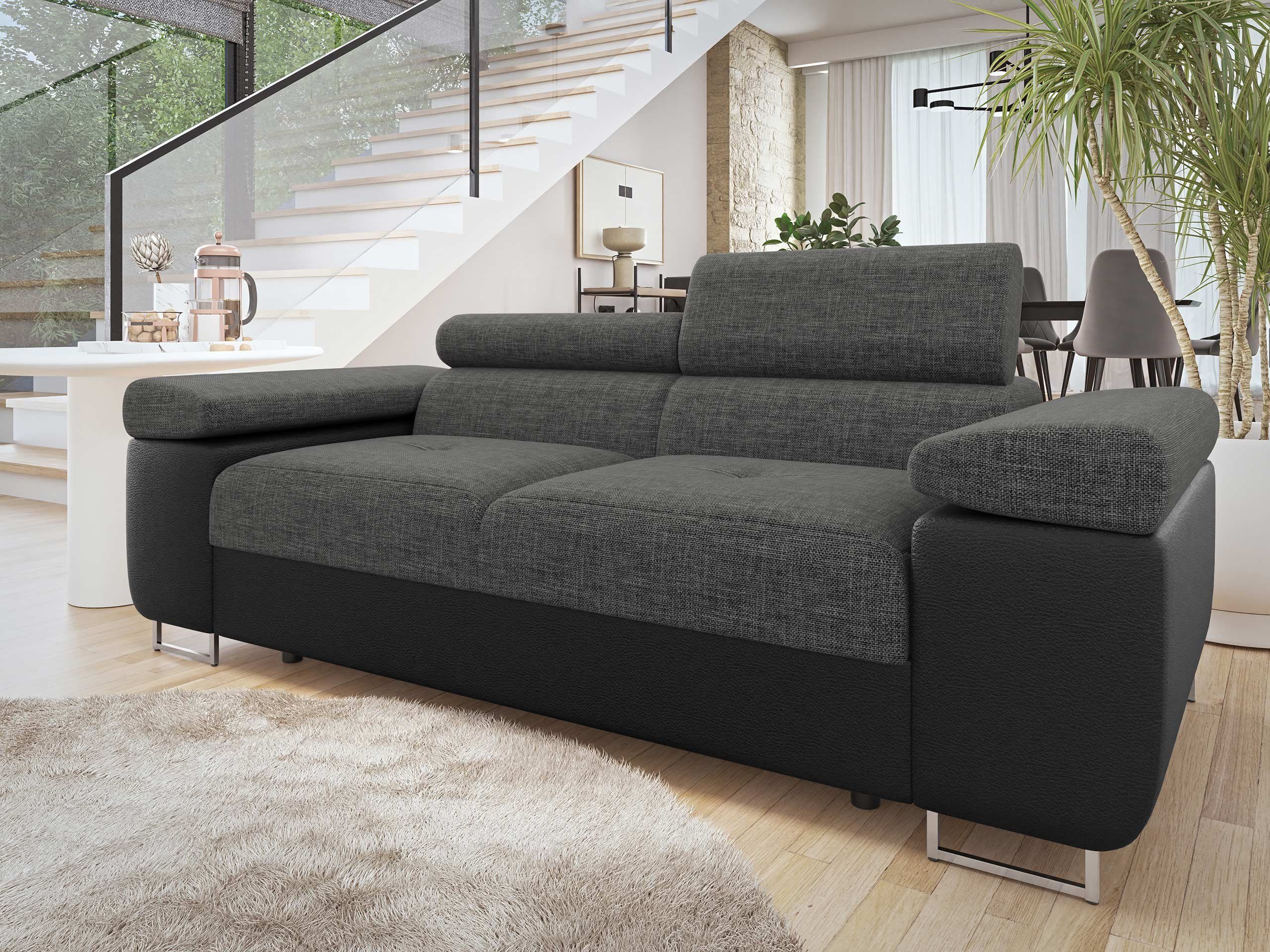 MIRJAN24 Sofa Torezio 2, Einstellbare Kopfstützen, günstig online kaufen