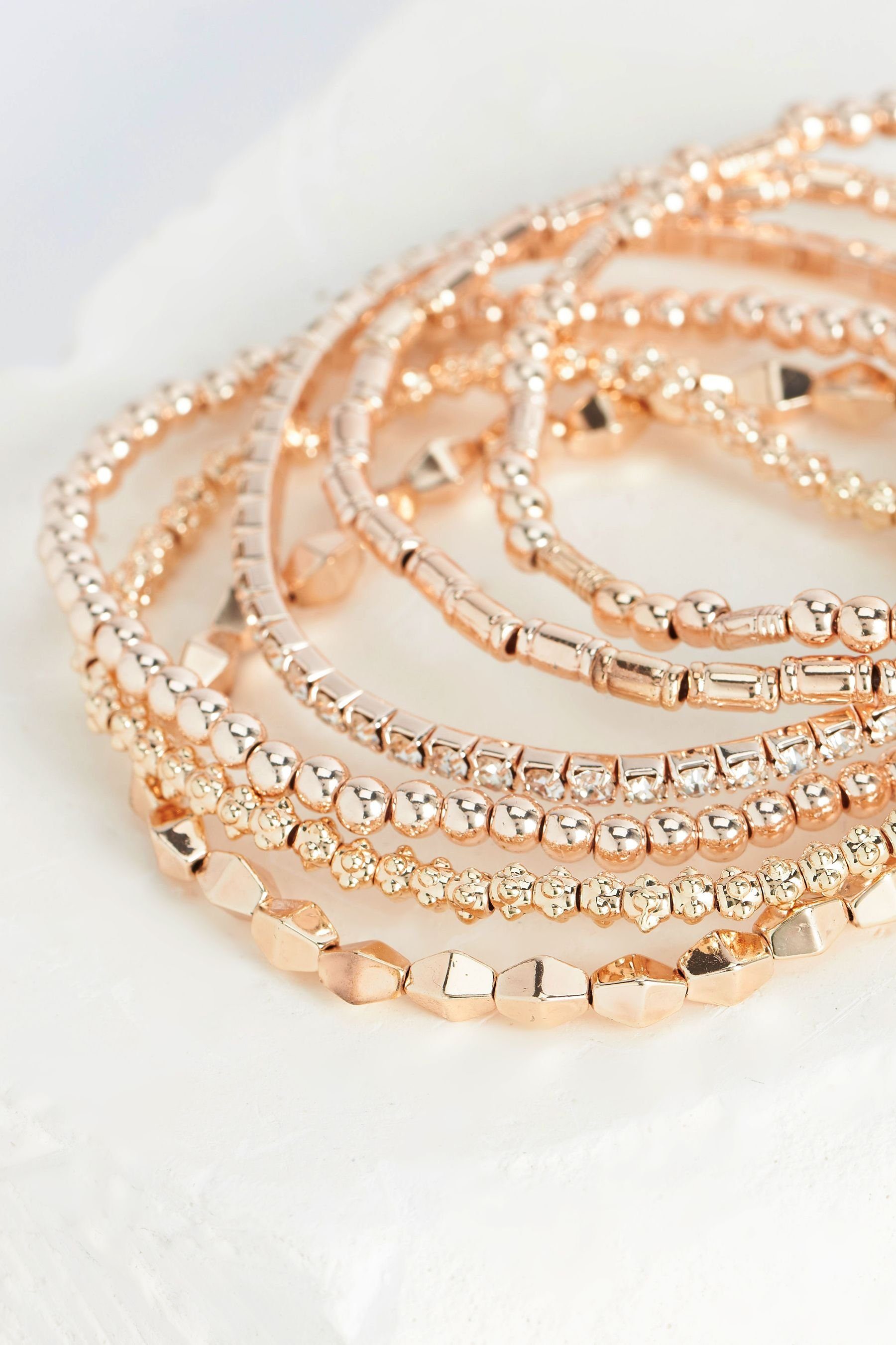 Next Armketten Set Elastische Glitzerarm...