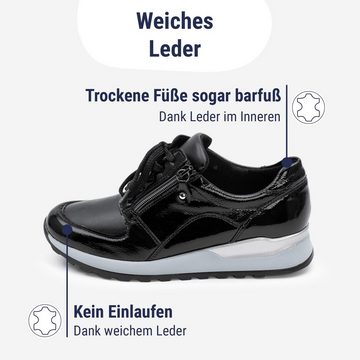 vitaform Damenschuhe Sneaker Leder/Stretch Sneaker