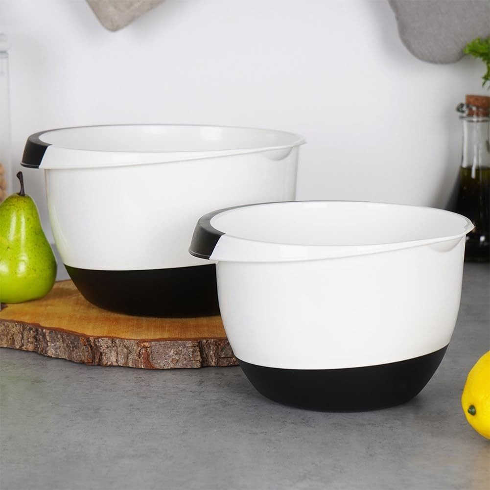 Excellent Houseware Rührschüssel 1x Rührschüssel Set 3,5 & 2,0 Liter, (1-tlg), Schüsselset zum Mischen & Verrühren