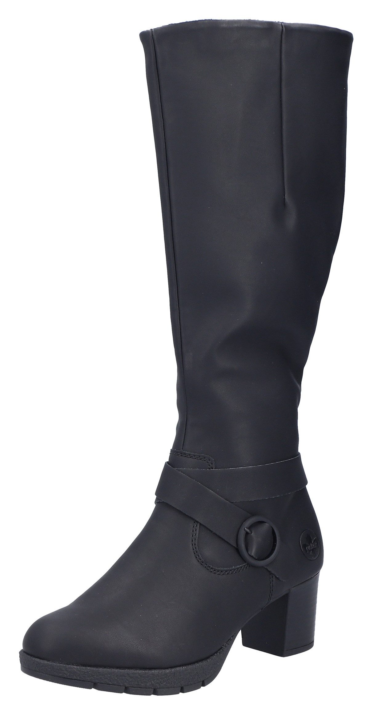 Rieker Stiefel Langschaftstiefel, Blockabsatz,mit Reißverschluss hinten-sch günstig online kaufen