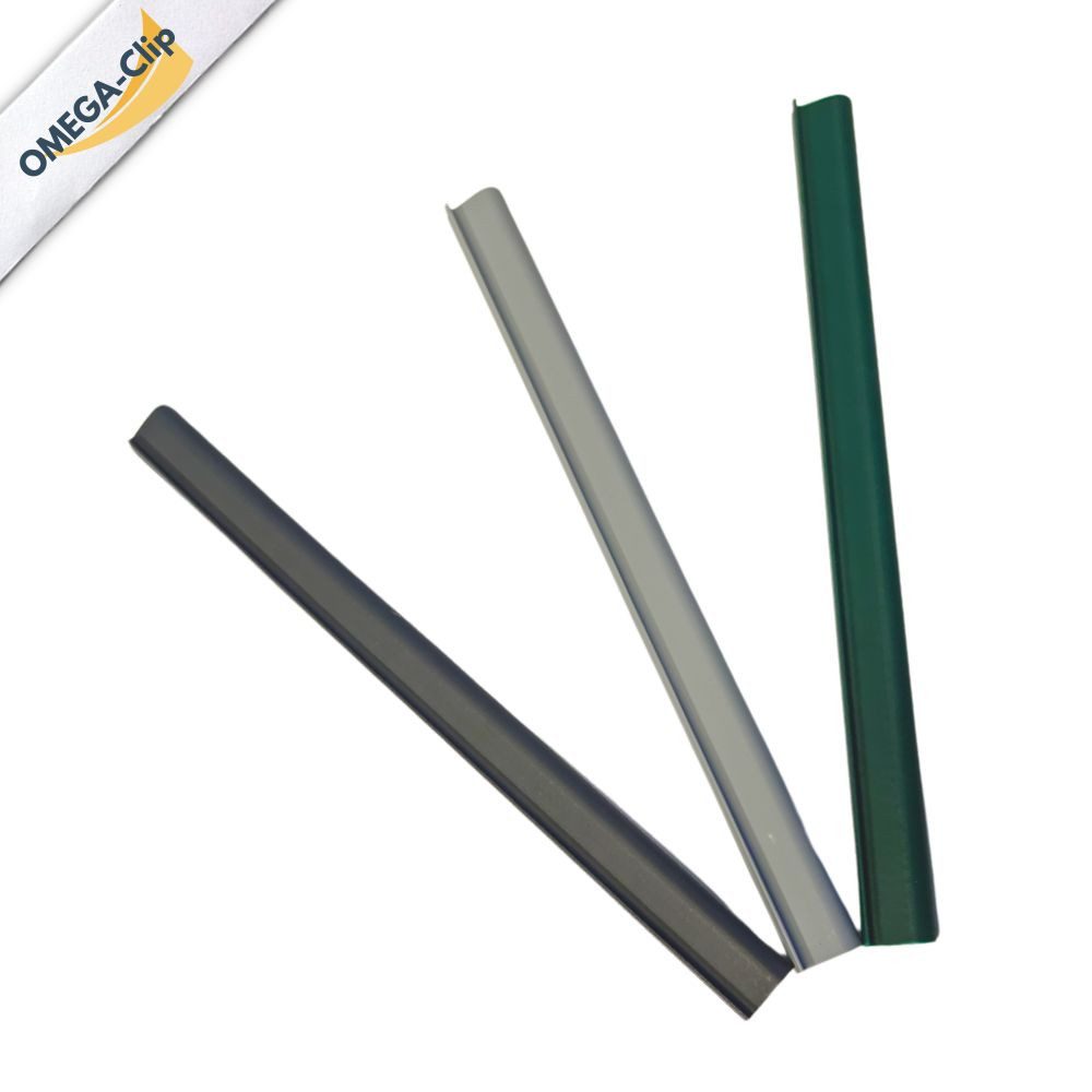 zaunzu Sichtschutzstreifen Klemmschiene OMEGA-Clip Anthrazit 20er Pack, (1x Set, 20-St., Omega-Clip Sichtschutzstreifen Halteclip), lange Haltbarkeit ohne Rostb – Bild 4 von 4