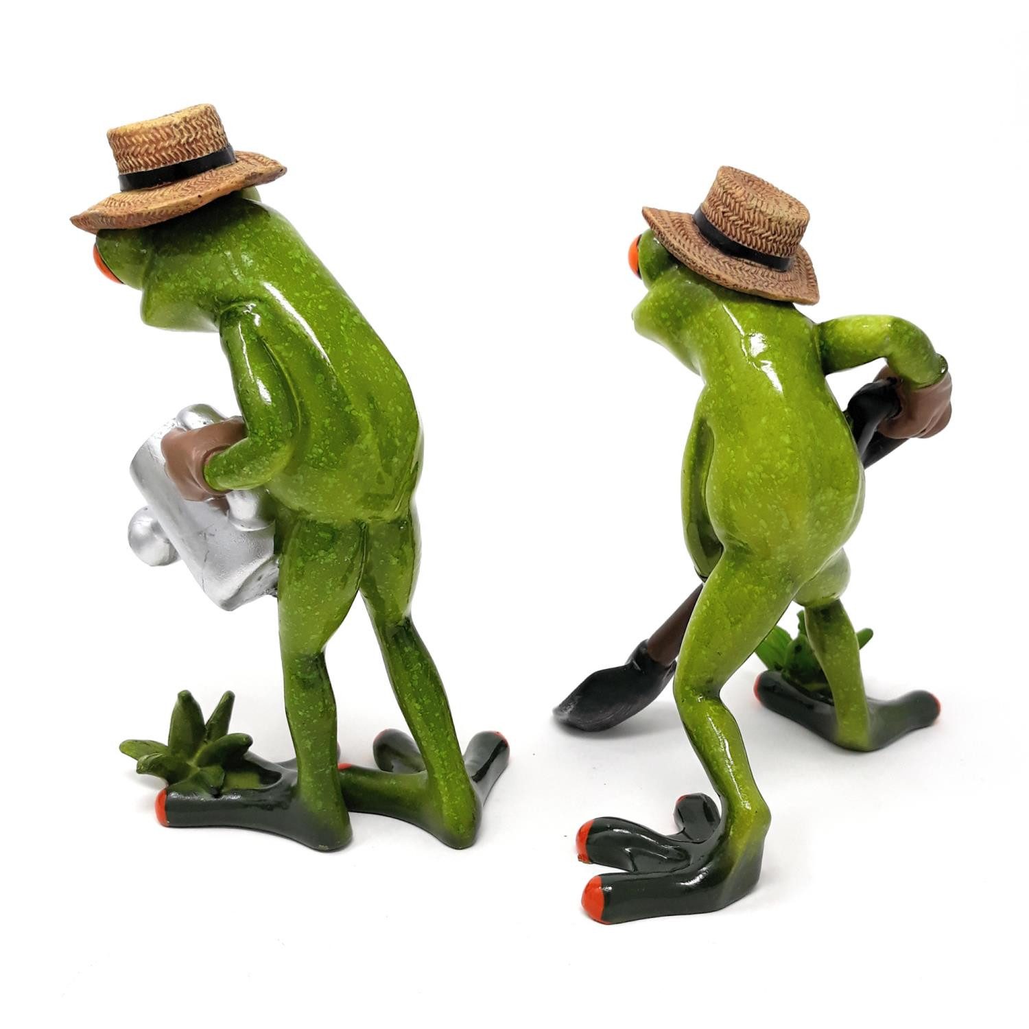formano Dekofigur Froschhausen, Farbe: Grün, Höhe: 16cm