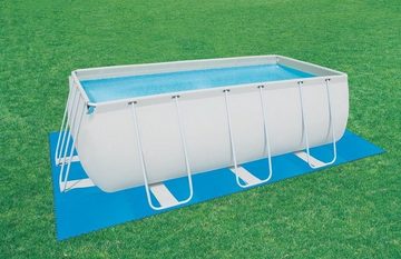 Koopman Pool-Bodenschutzfliese Pool Bodenschutzmatte Bodenschutz 9er-Set blau 50x50cm Poolunterlage, antirutsch
