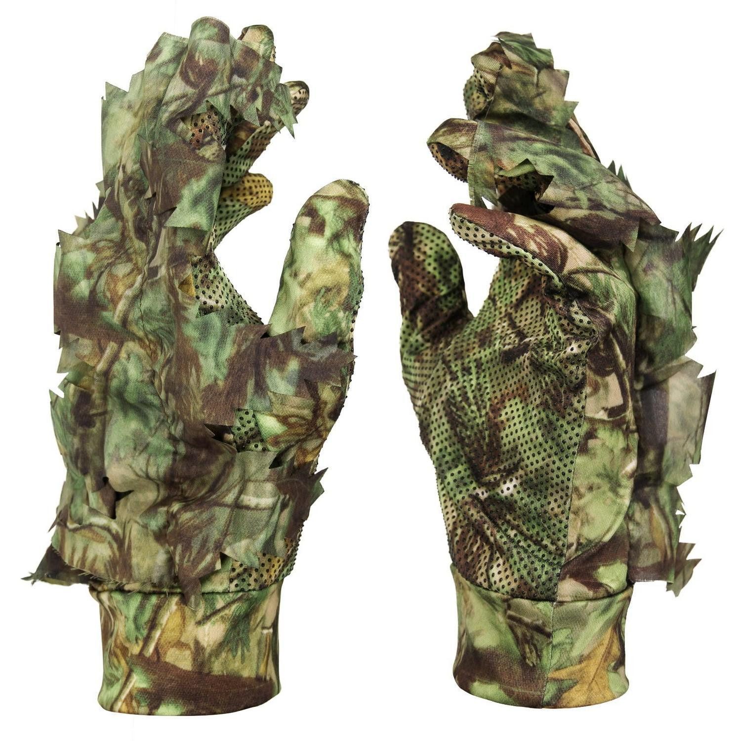LuxusKollektion Angelhandschuhe Handschuhe Tarnung Woodland (1-St)