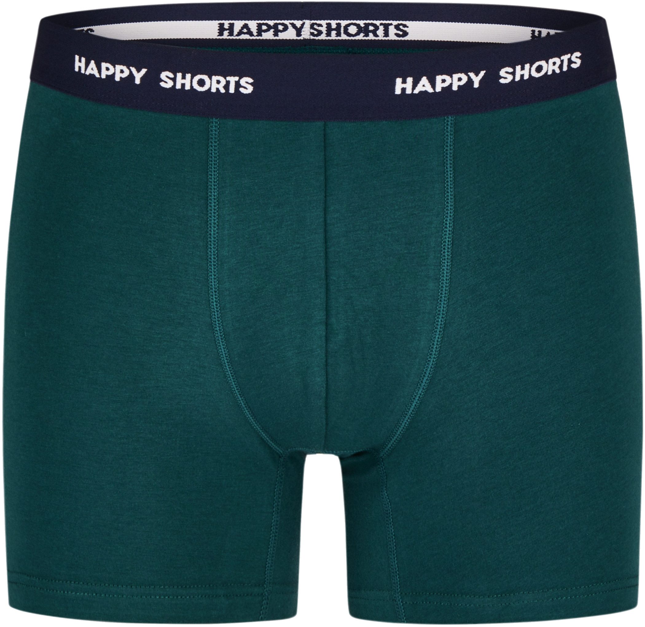HAPPY SHORTS Trunk 2 Happy Shorts Jersey Trunk Herren Boxershorts Pant Weihnachtsmotive (1-St)