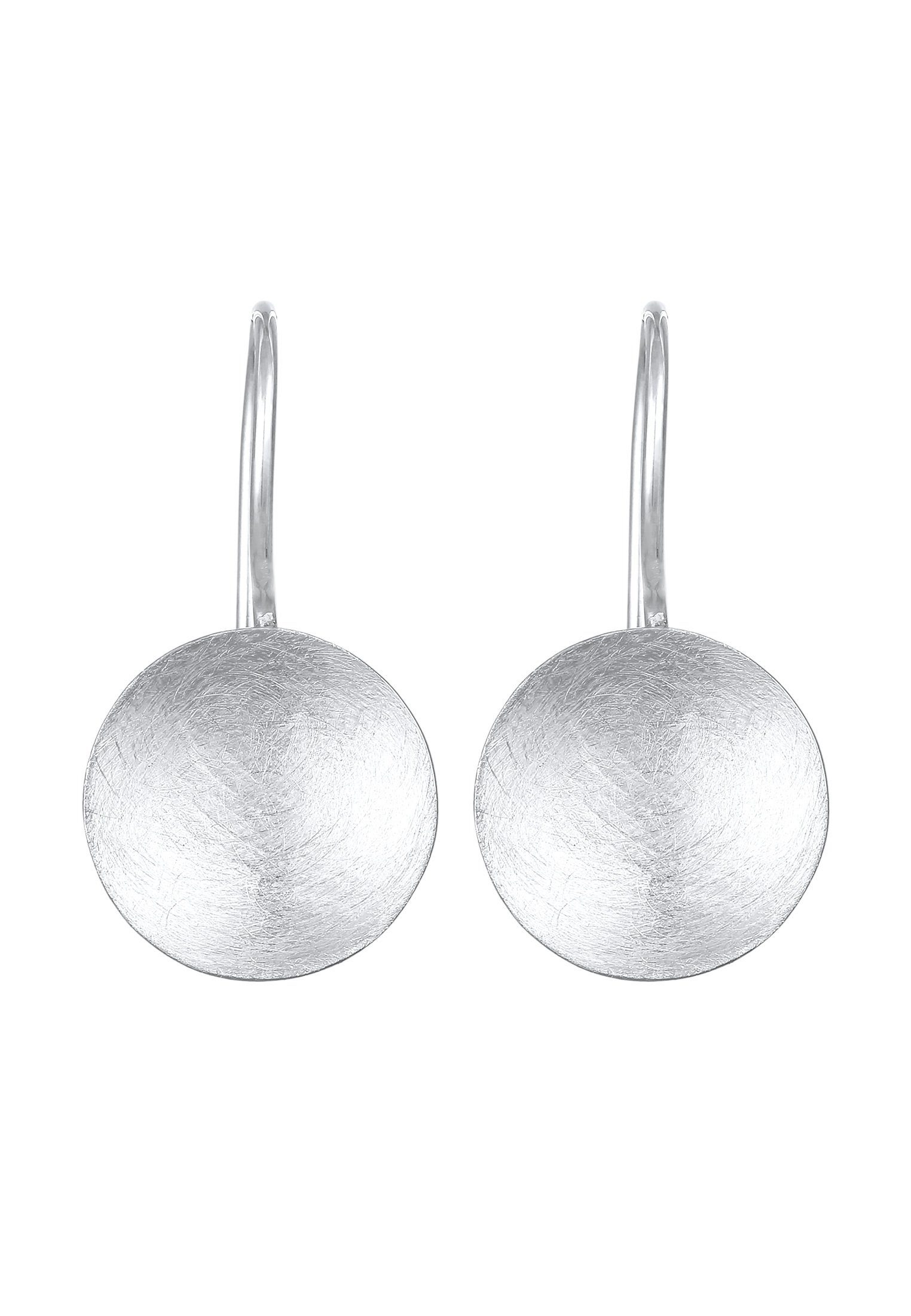 Nenalina Paar Ohrhänger Hänger Kreis Rund Plättchen Gebürstet 925er Silber günstig online kaufen