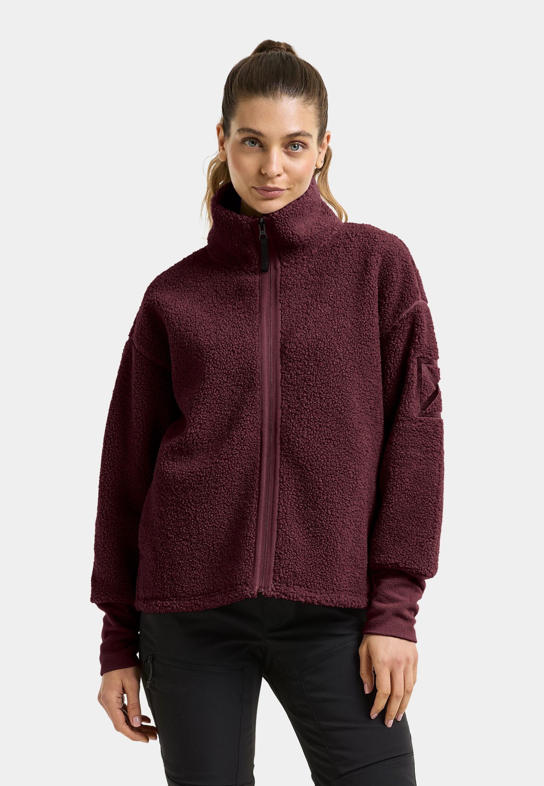 Didriksons Fleecejacke Damen Pile Teddy MELISSA mit Taschen