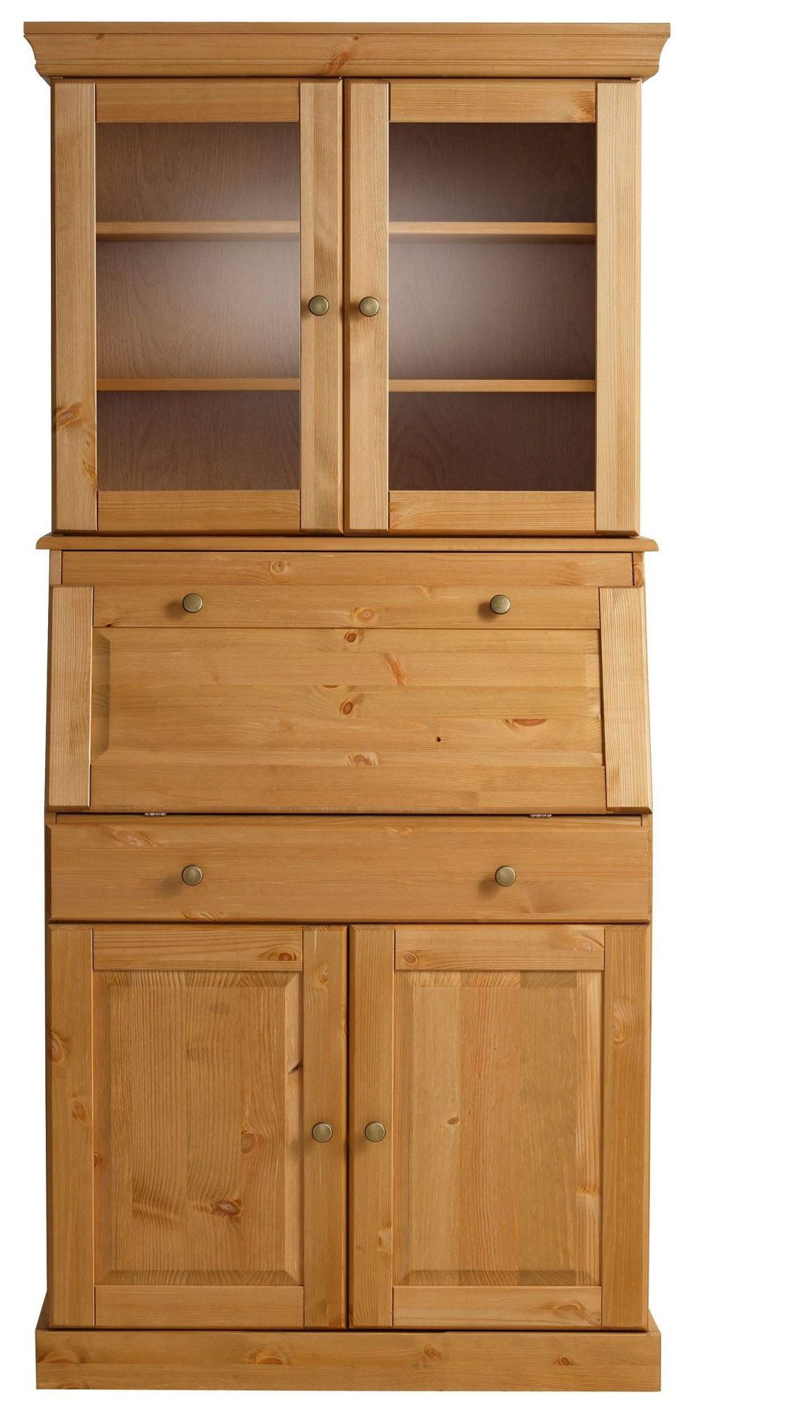 Home affaire Sekretär Rosi im Landhausstil, Schreibtisch aus Massivholz, mi günstig online kaufen