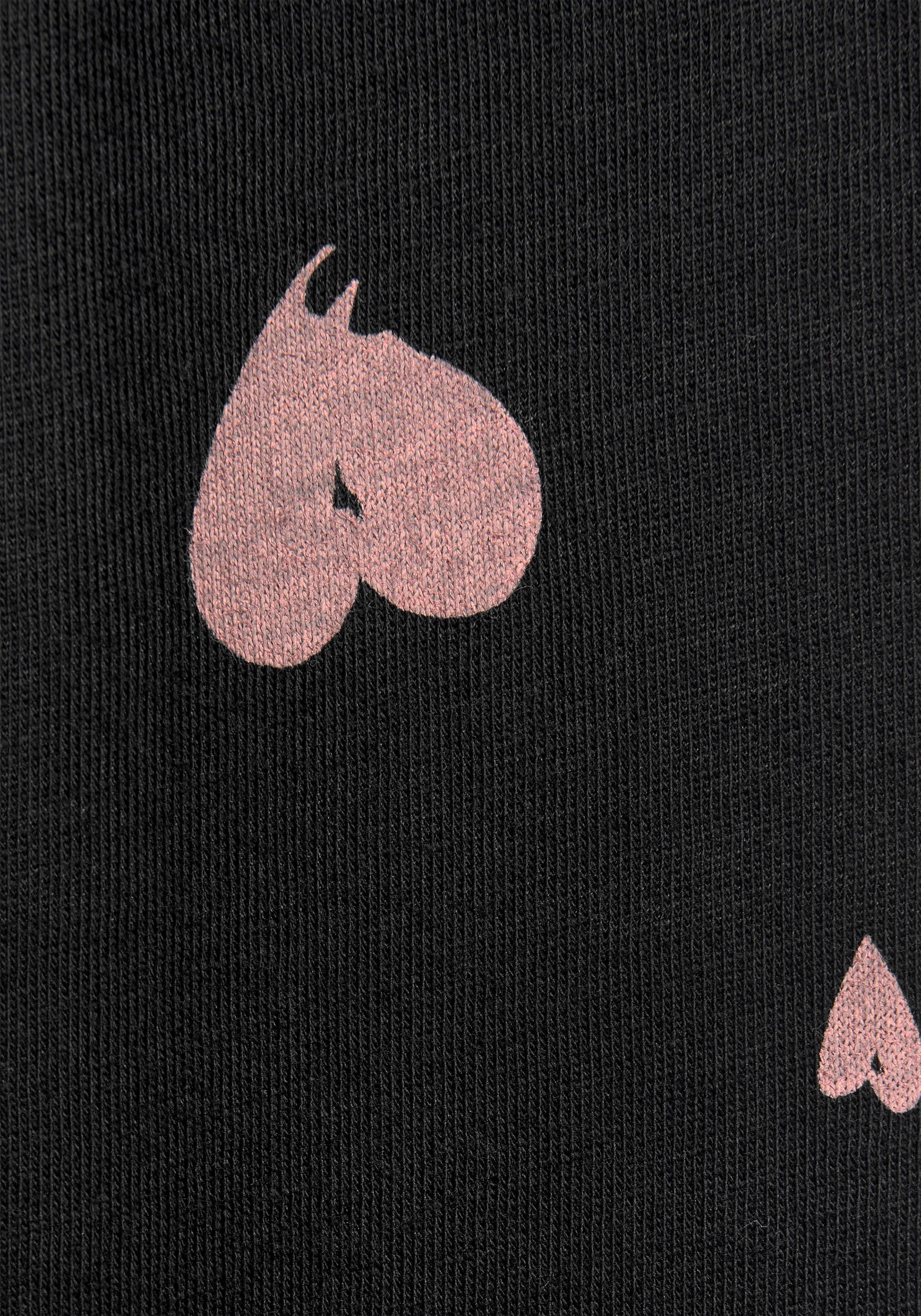 Vivance Dreams Negligé mit Herzmuster