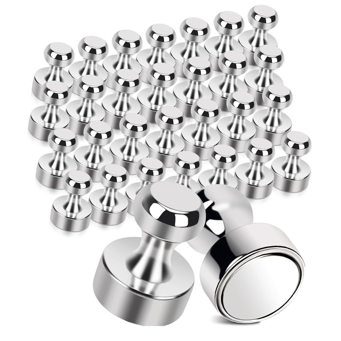 FELIXLEO Magnet 30 Stück Magnete Stark für Magnettafel, Kühlschrank, Pinnwand (1-St)