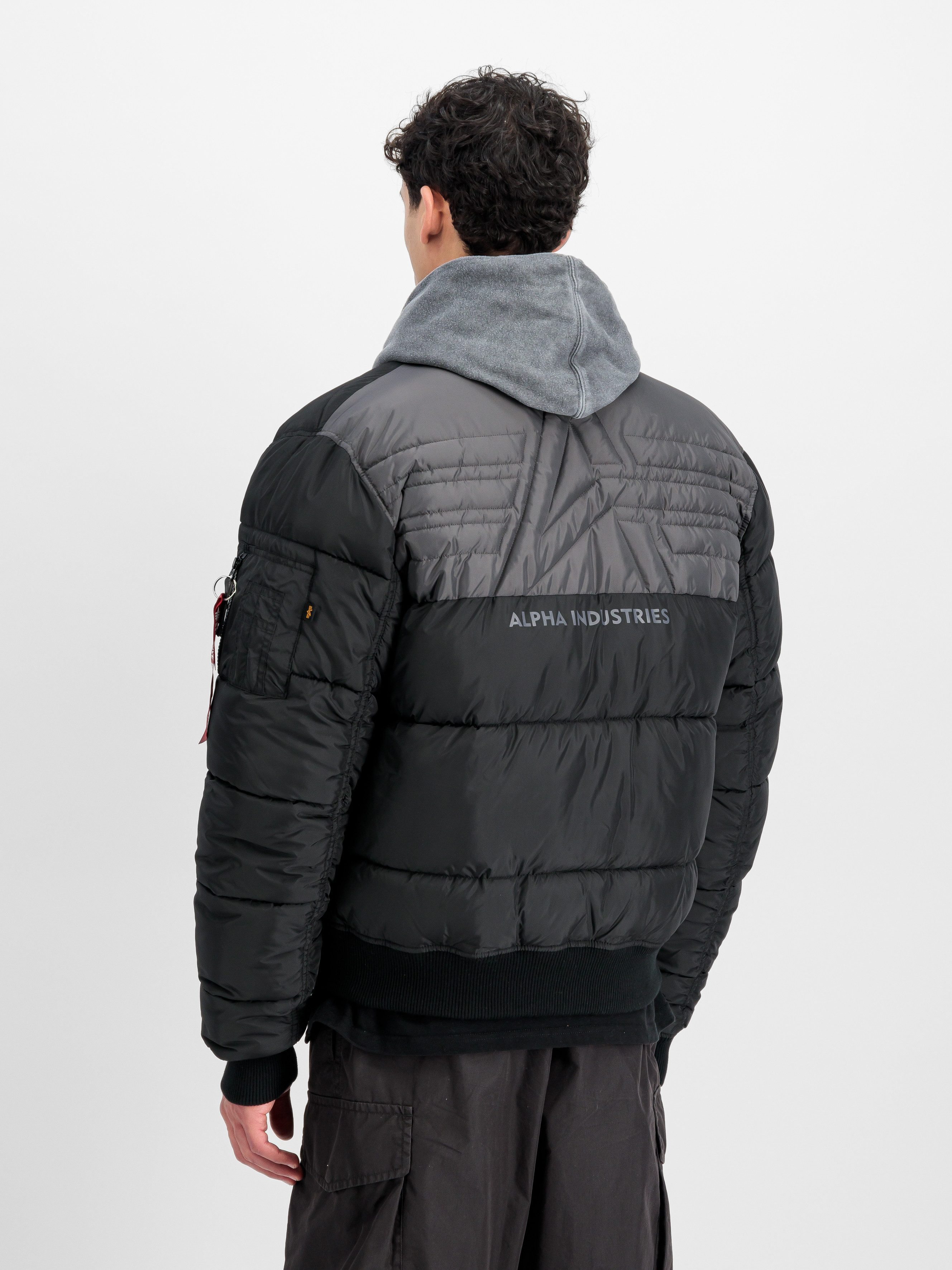 Alpha Industries Steppjacke MA-1 Logo Puffer günstig online kaufen