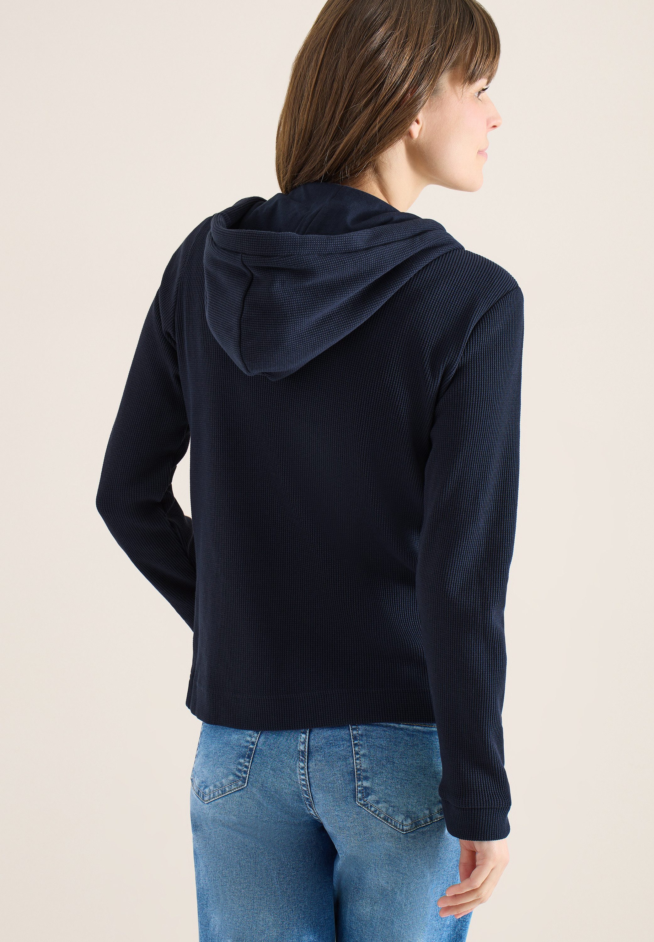 CECIL Sweatjacke mit Kapuze