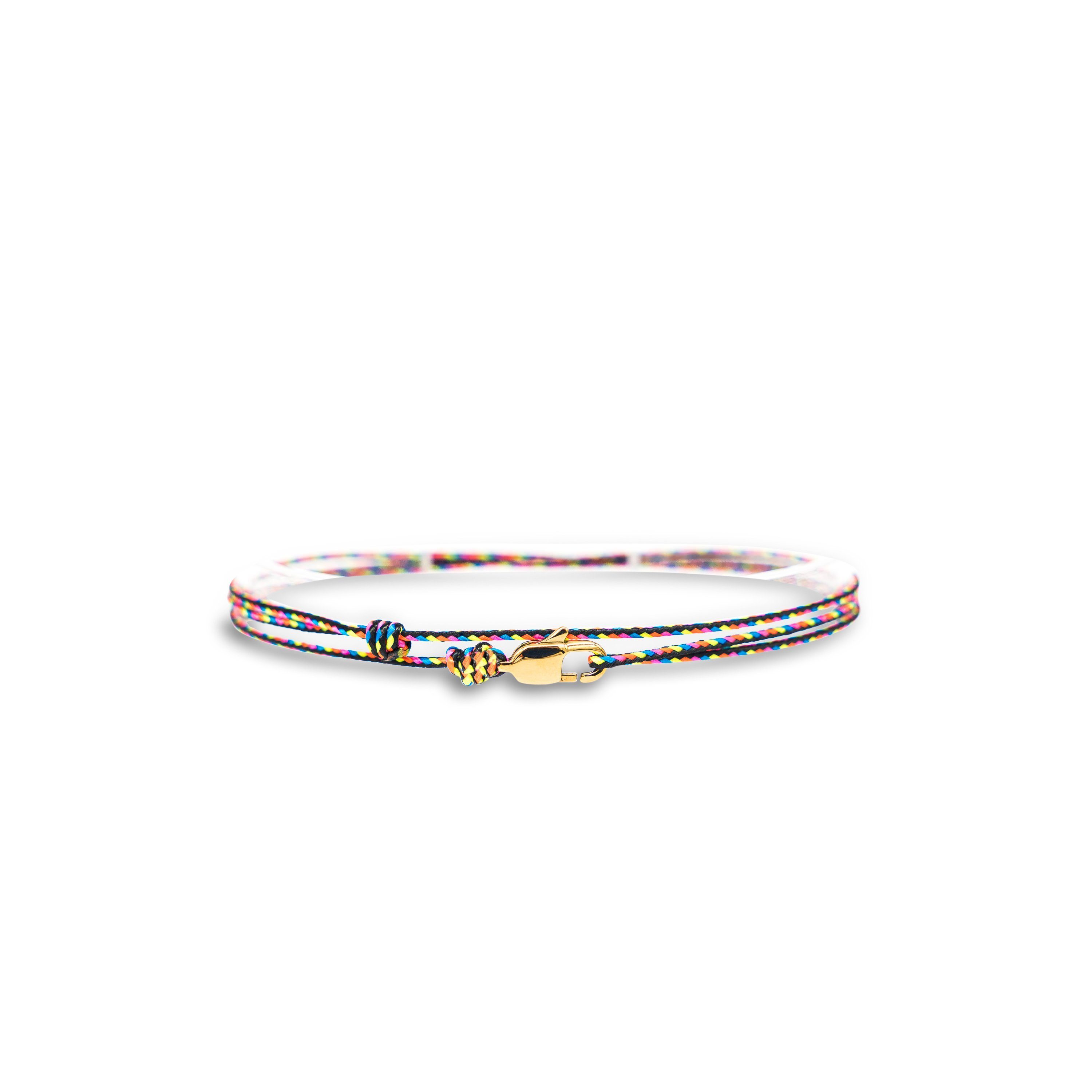 Made by Nami Armband Karabiner Wickelarmband - Dark Retro Gold (Einzelartik günstig online kaufen