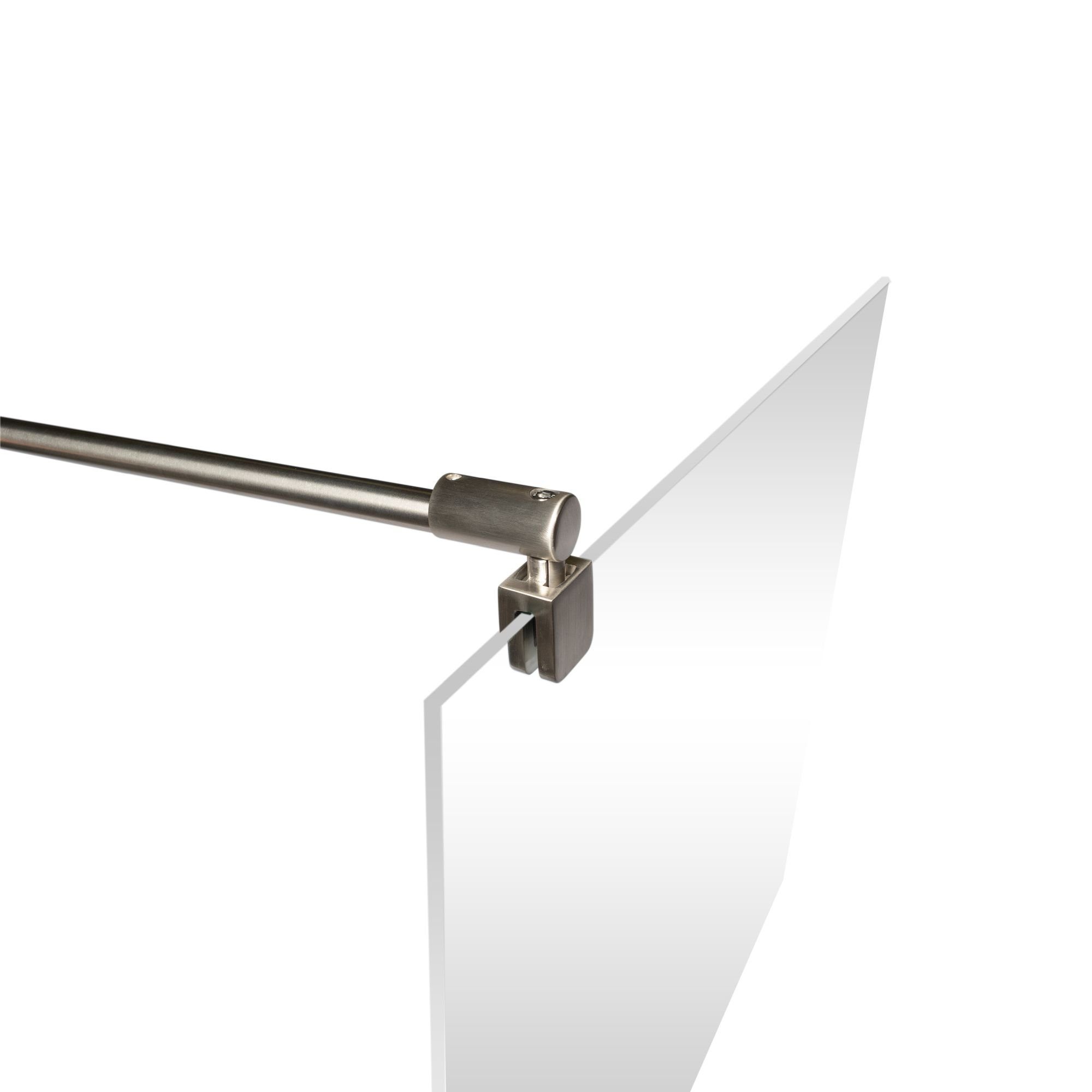 Schulte Duschwand-Stabilisationsstange Stabilisator für 5 - 8 mm Glas, Edelstahloptik, kürzbar