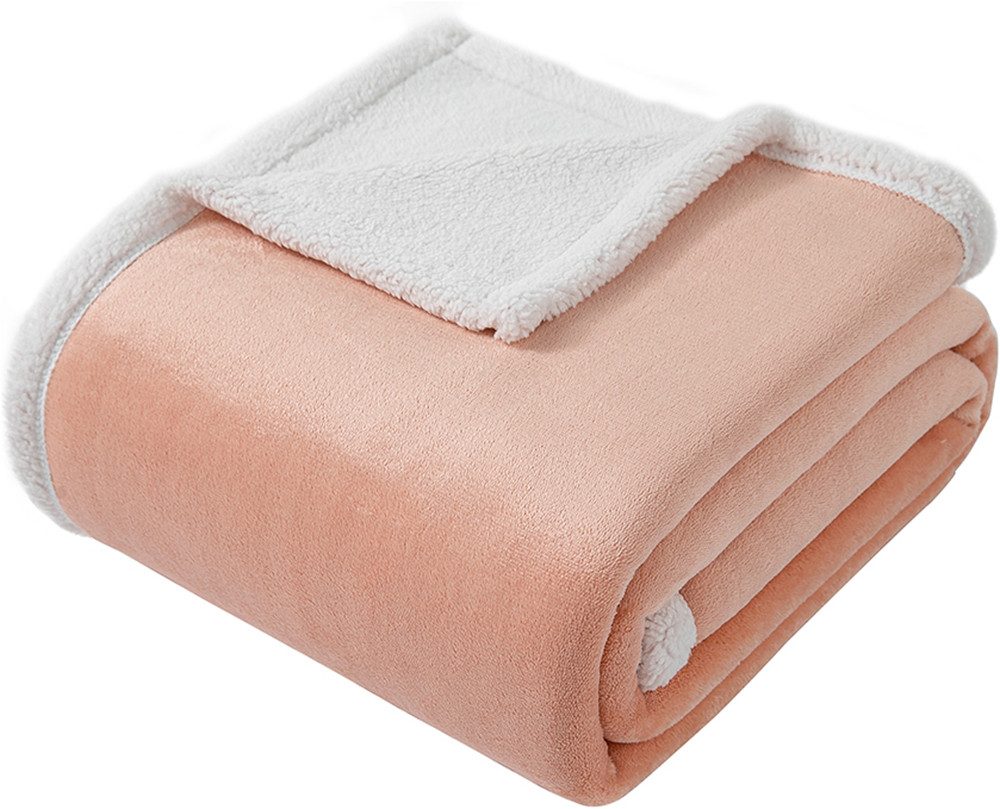 Wohndecke Sennu, OTTO home, 420g/m², flauschige, Wohndecke mit Teddyoptik, Tagesdecke