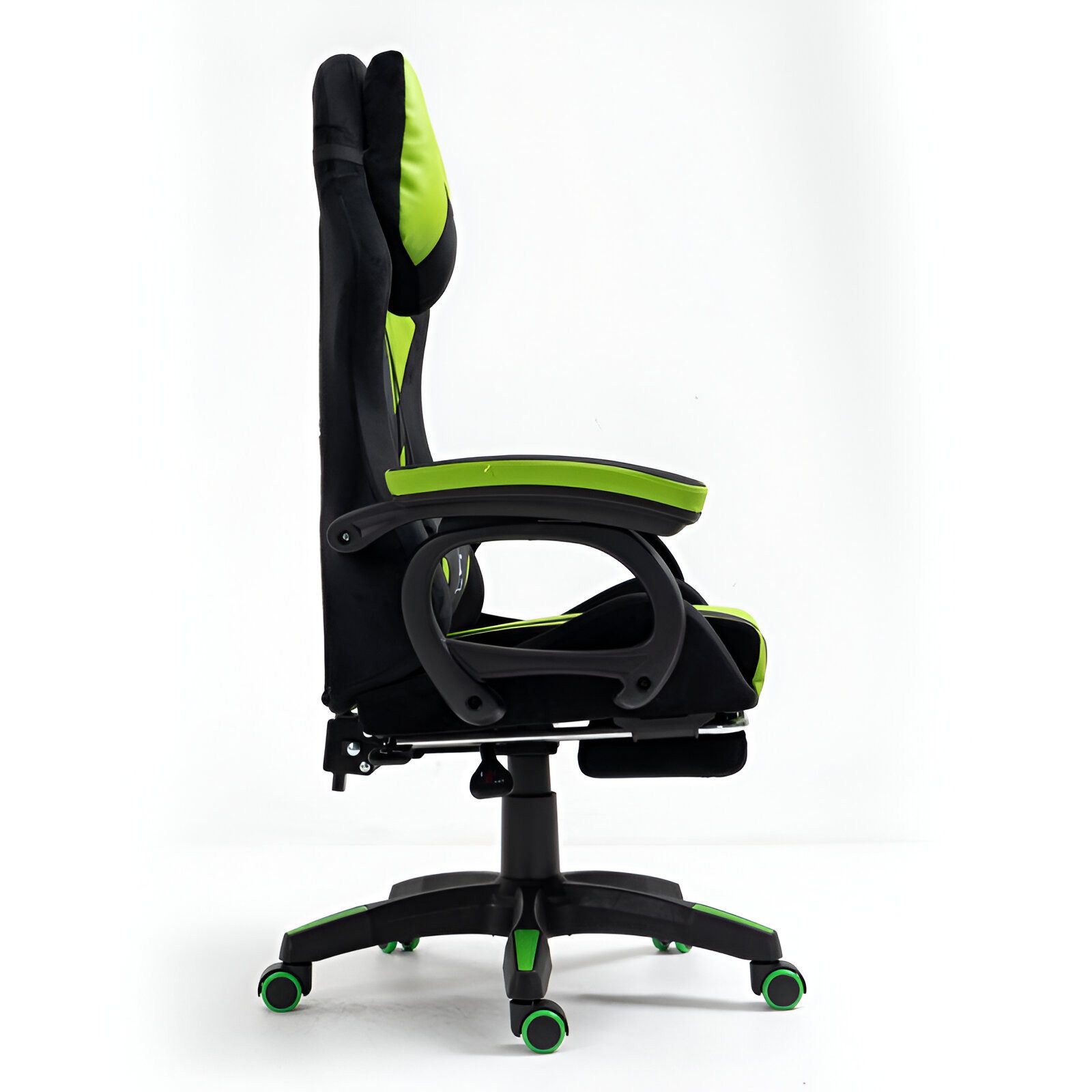 WS-Trend Gaming-Stuhl Gaming-Stuhl Drehstuhl verstellbare Rückenlehne 2 Kissen Fußstütze