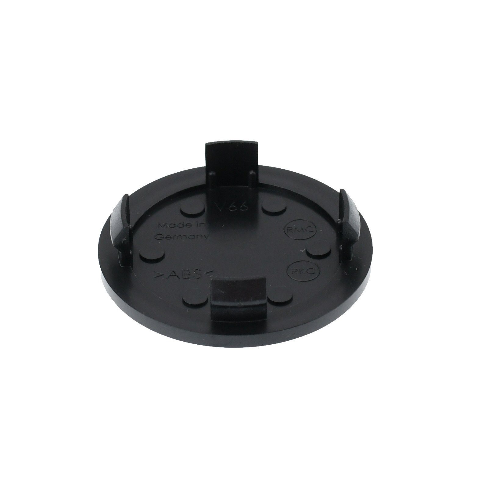BRANDT AUTOMOTIVE Wheel Cap 4x 65.8mm Hub Caps Wheel Center Caps Black Flat for VW BEETLE EOS