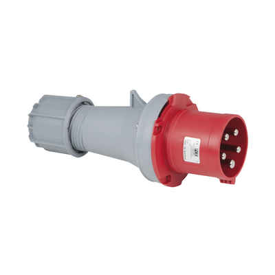 PCE Kabelverbinder-Sortiment PCE CEE 63 A/400 V 5-pin Plug male Rot - IP44