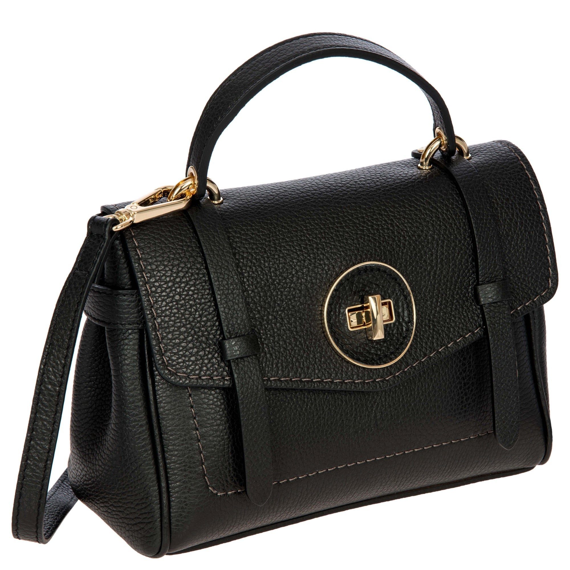 Bric's Handtasche Ninfea - Henkeltasche 25 cm (schwarz)