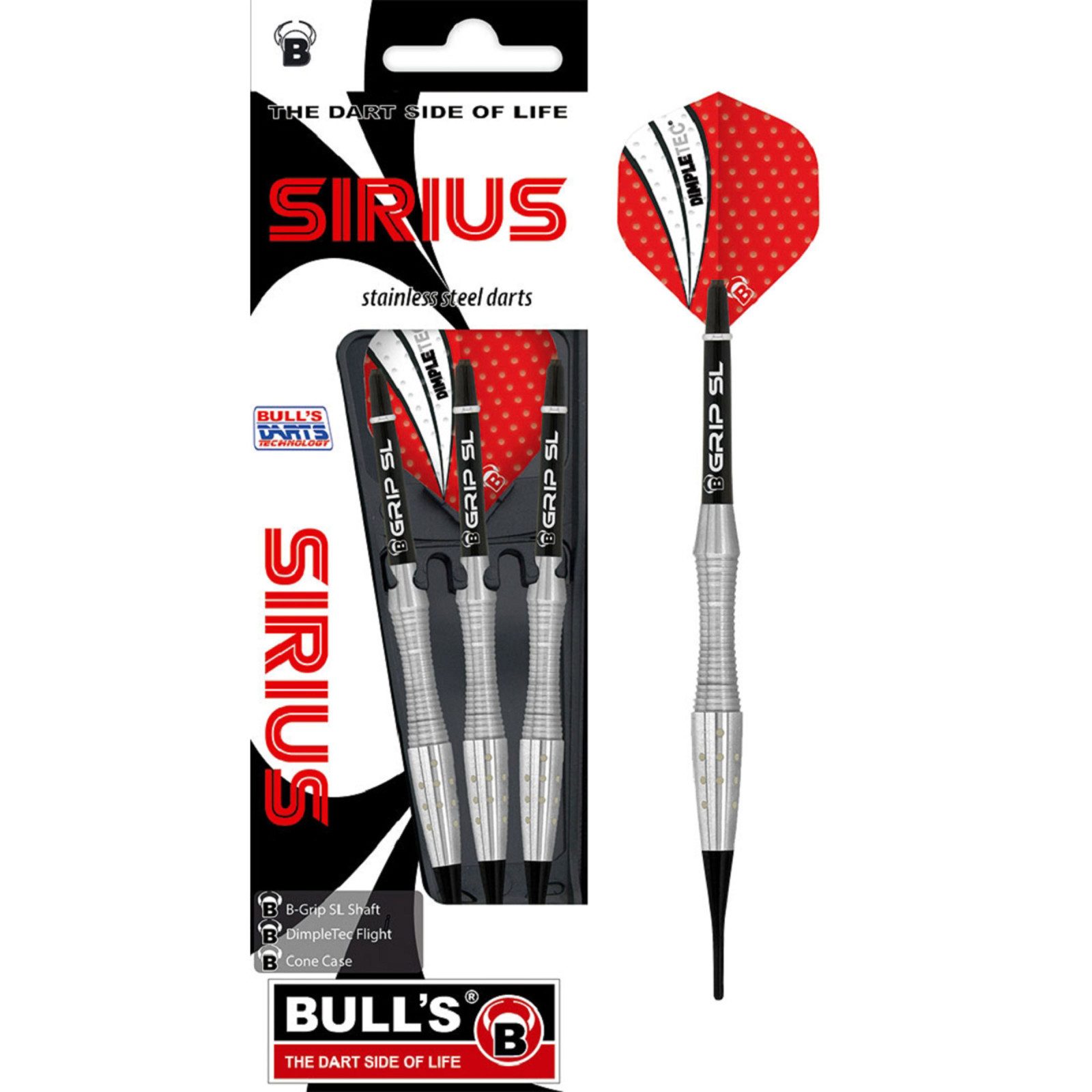 BULL'S Softdarts BULL'S Sirius, Soft Dart, 18 g., Edelstahl, Softdart
