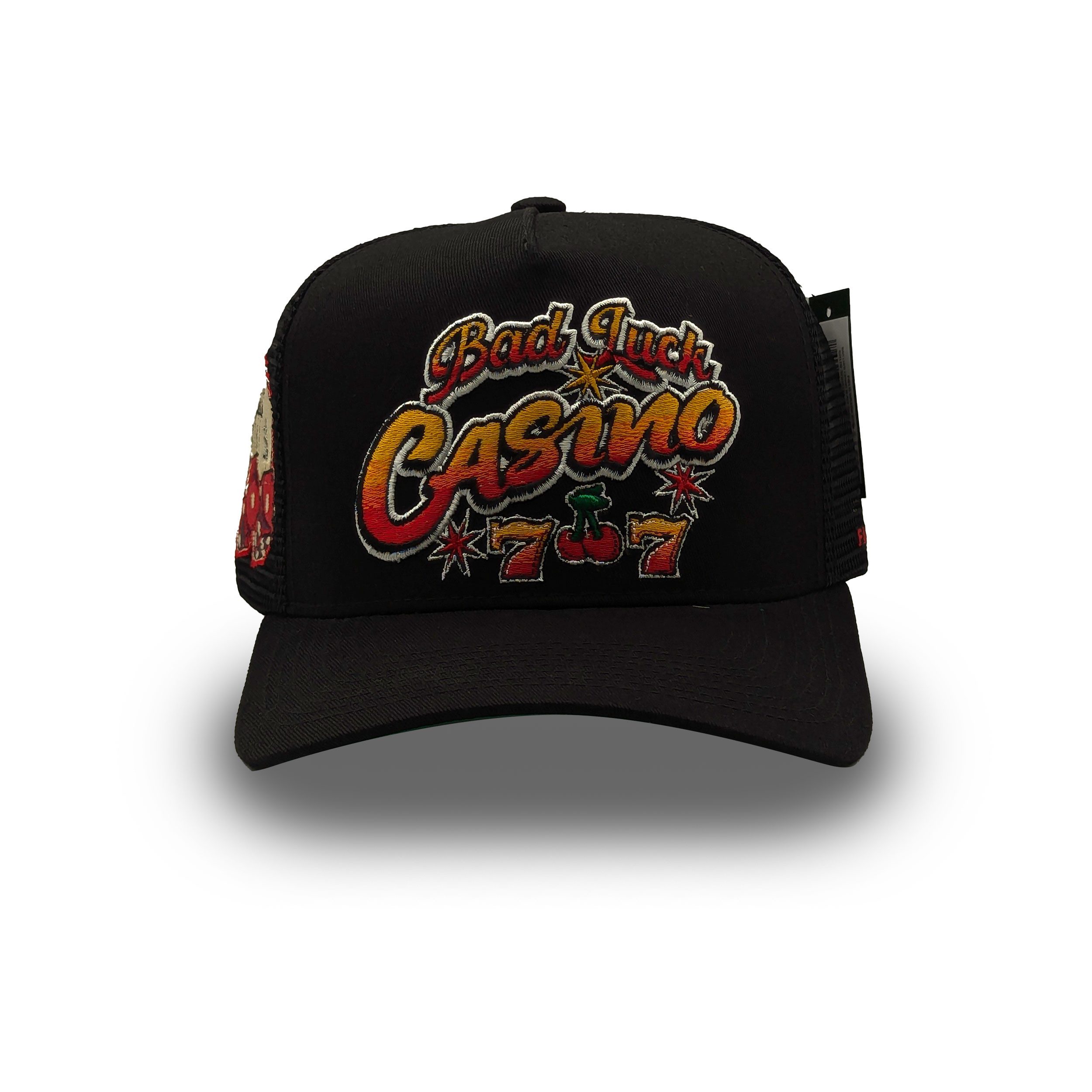 FIELD GRADE Trucker Cap Field Grade Bad Luck Casino Trucker Cap Twill Mesh (Basecap, Meshcap, Trucker Kappe)