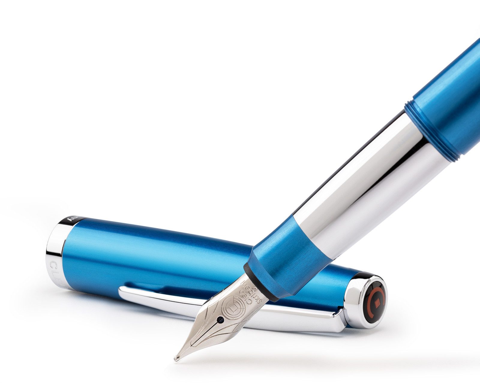 Cleo Skribent Füllfederhalter Cleo Skribent Colour Patronen-Füllhalter, blau, M-Feder