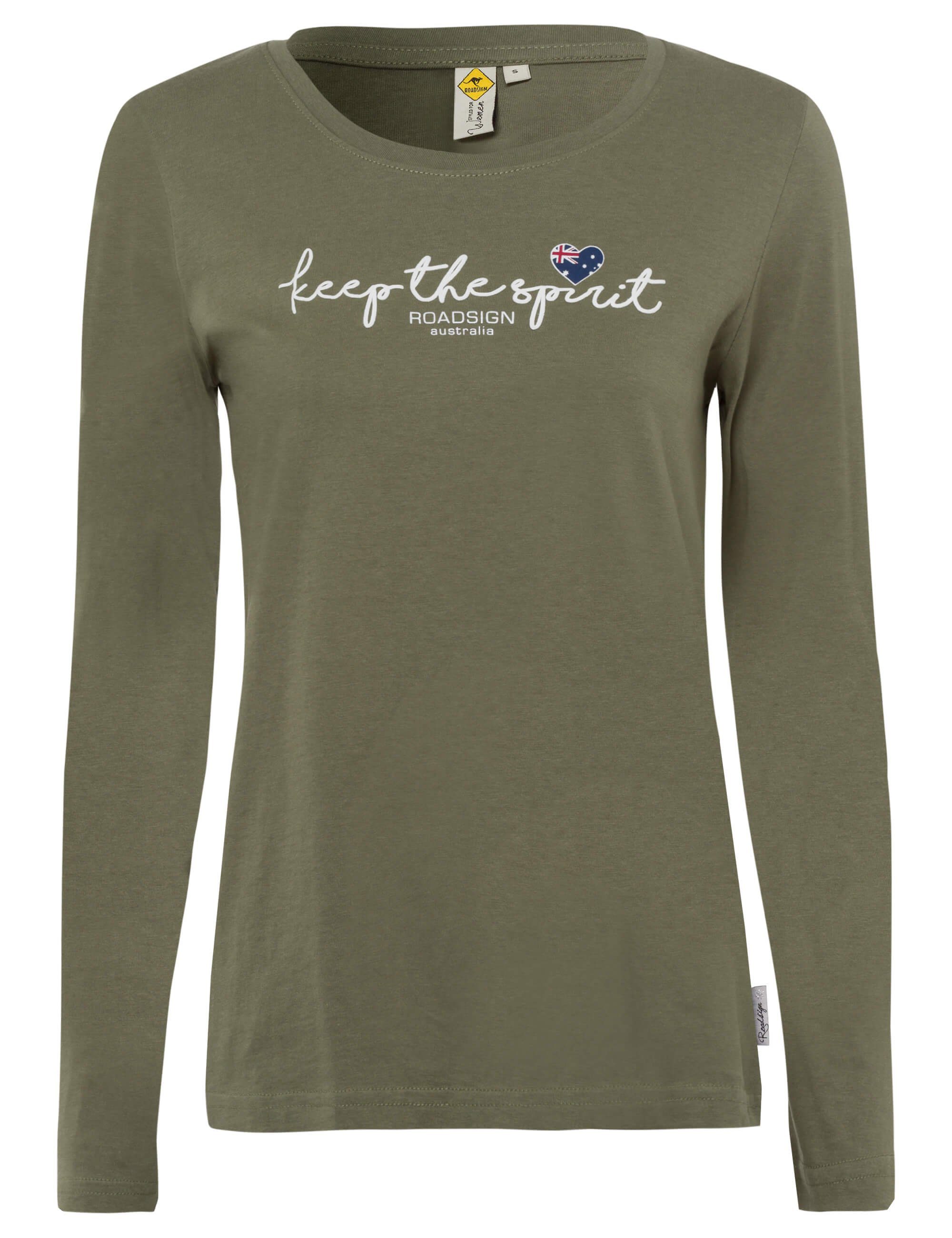 ROADSIGN australia Langarmshirt Spirit Love (1, 1-tlg., 1) mit Frontprint
