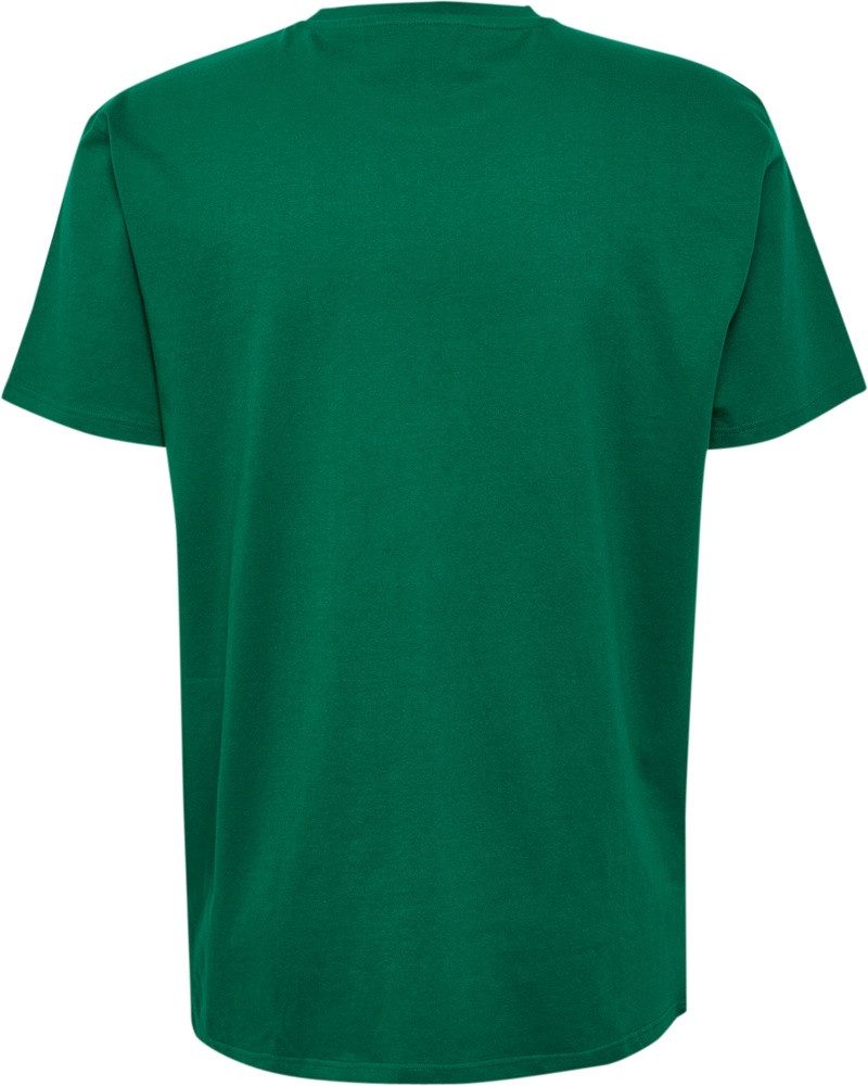 hummel T-Shirt Rundhalsausschnitt gesticktes Logo Regular günstig online kaufen