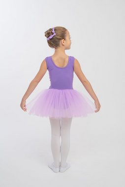 tanzmuster Tüllkleid »Ballett Tutu mit Spitzeneinsatz« Ballettkleid aus weicher Baumwolle mit langem Tüllrock, für Mädchen
