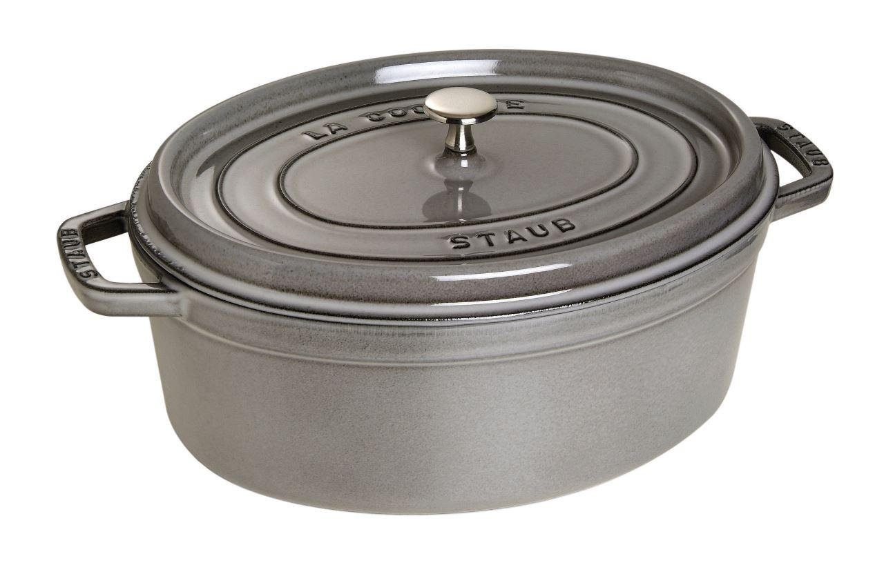 Staub Bräter, Gusseisen (2-tlg), Induktion, Backofenfest