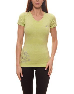 RAIDLIGHT Funktionsshirt RAIDLIGHT Yoga Atletic Shirt flexibles Damen Sport T-Shirt mit Rundhals Fitness-Shirt Grün