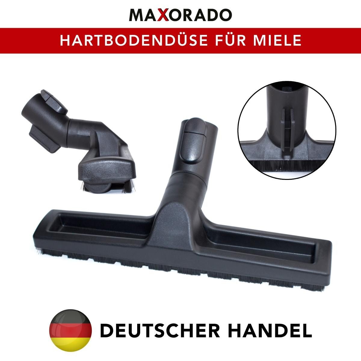 Maxorado Parkettdüse Parkett Parkettdüse für Miele Staubsauger Bodendüse Staubsaugerdüse C1, Zubehör für Staubsauger für Miele S8 S7 S6 S5 S4 S3 S2 C1 C2 C3, (1-tlg), Klickverschluss