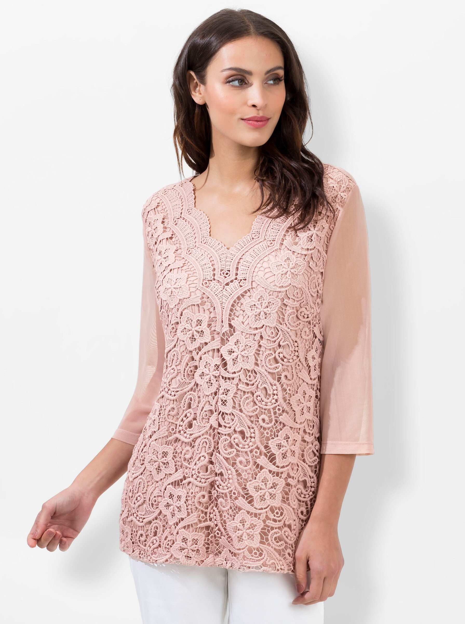 Lady Spitzenshirt "Shirt" 1 Stk. tlg. günstig online kaufen