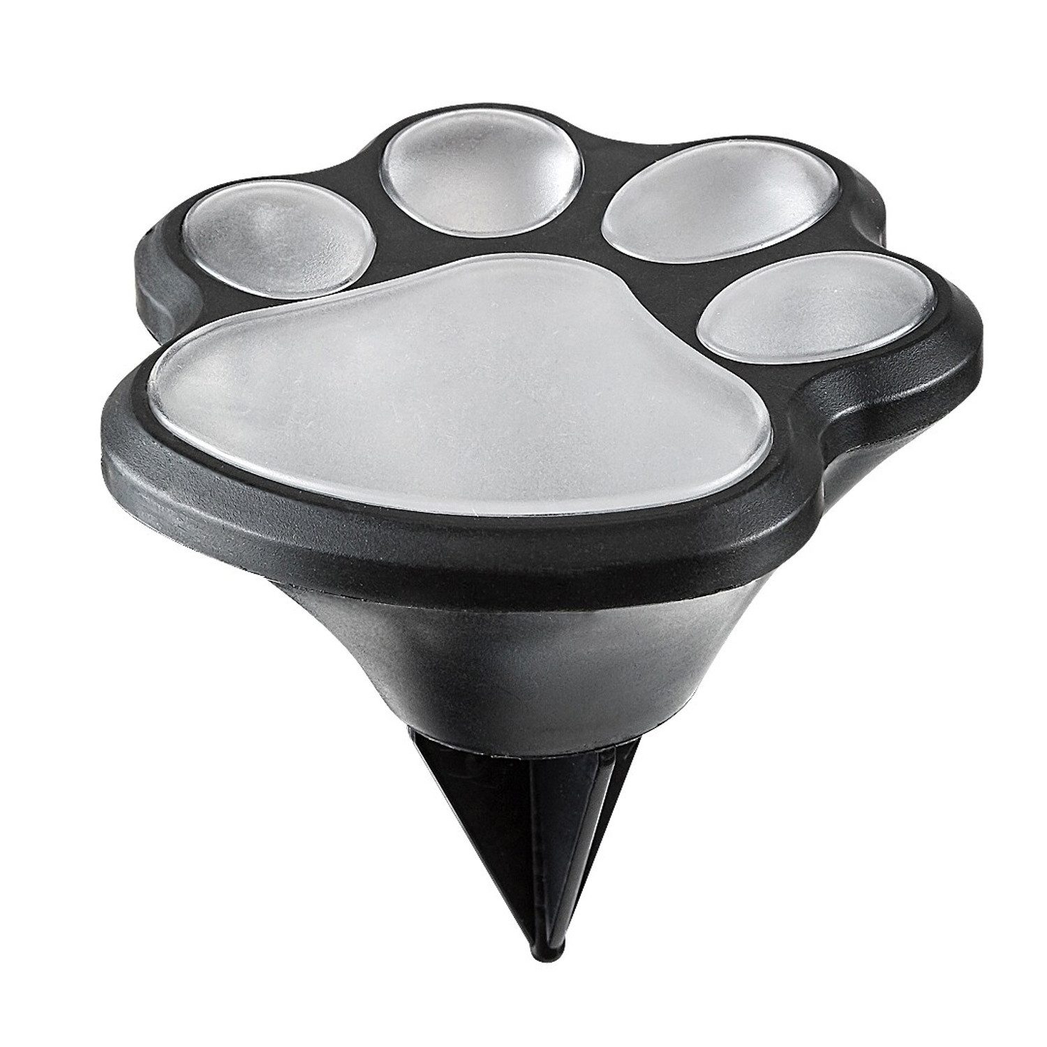 Rabalux LED Solarleuchte Gartenleuchten Wigry Hundepfote Pfötchen, warmweiß, 4 Stück, LED, IP44