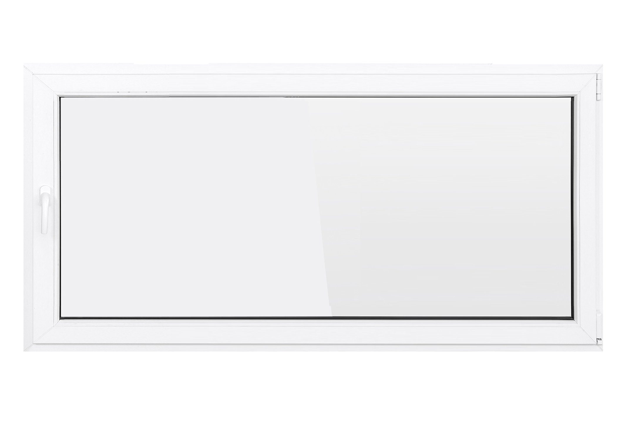 SN DECO GROUP Kellerfenster 1 Flügel Dreh-Kipp 2-fach Verglasung weiß 70 mm Profil, (Set), RC2 Sicherheitsbeschlag, Hochwertiges 5-Kammer-Profil