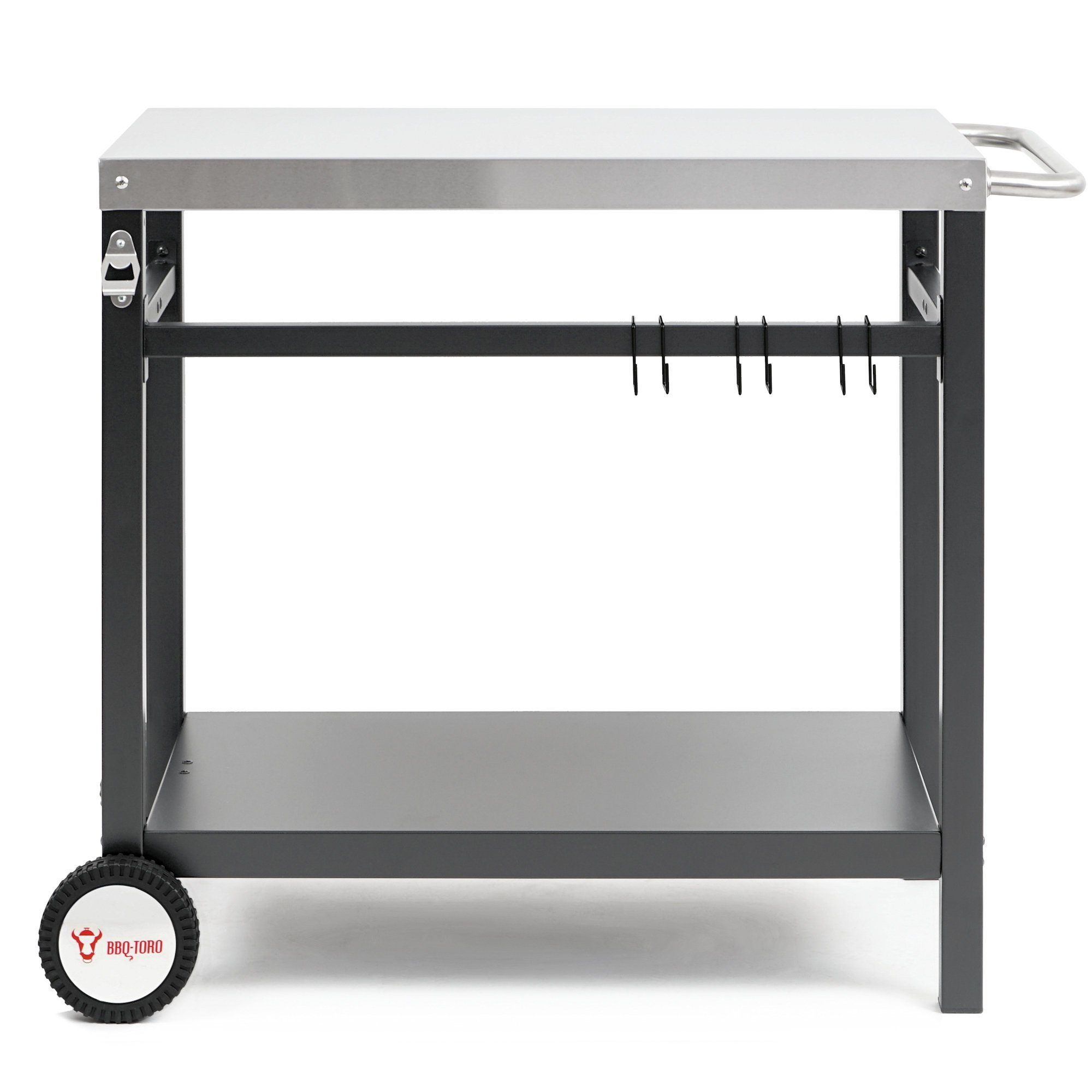 BBQ-Toro Grillablagetisch Grillwagen 85x50x81 cm, Beistelltisch günstig online kaufen