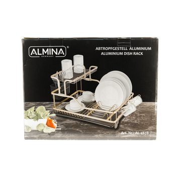 Almina Geschirrständer Abtropfgestell praktisch und platzsparend für Ihr Geschirr