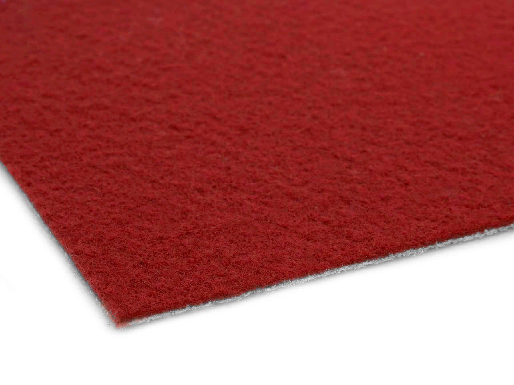 Breite burgund Primaflor-Ideen Nadelfilz, Textil, cm, rechteckig, 2,6 200 mm, PODIUM, in ideal Eventteppich Veranstaltungen für Läufer Uni-Farben, Höhe: