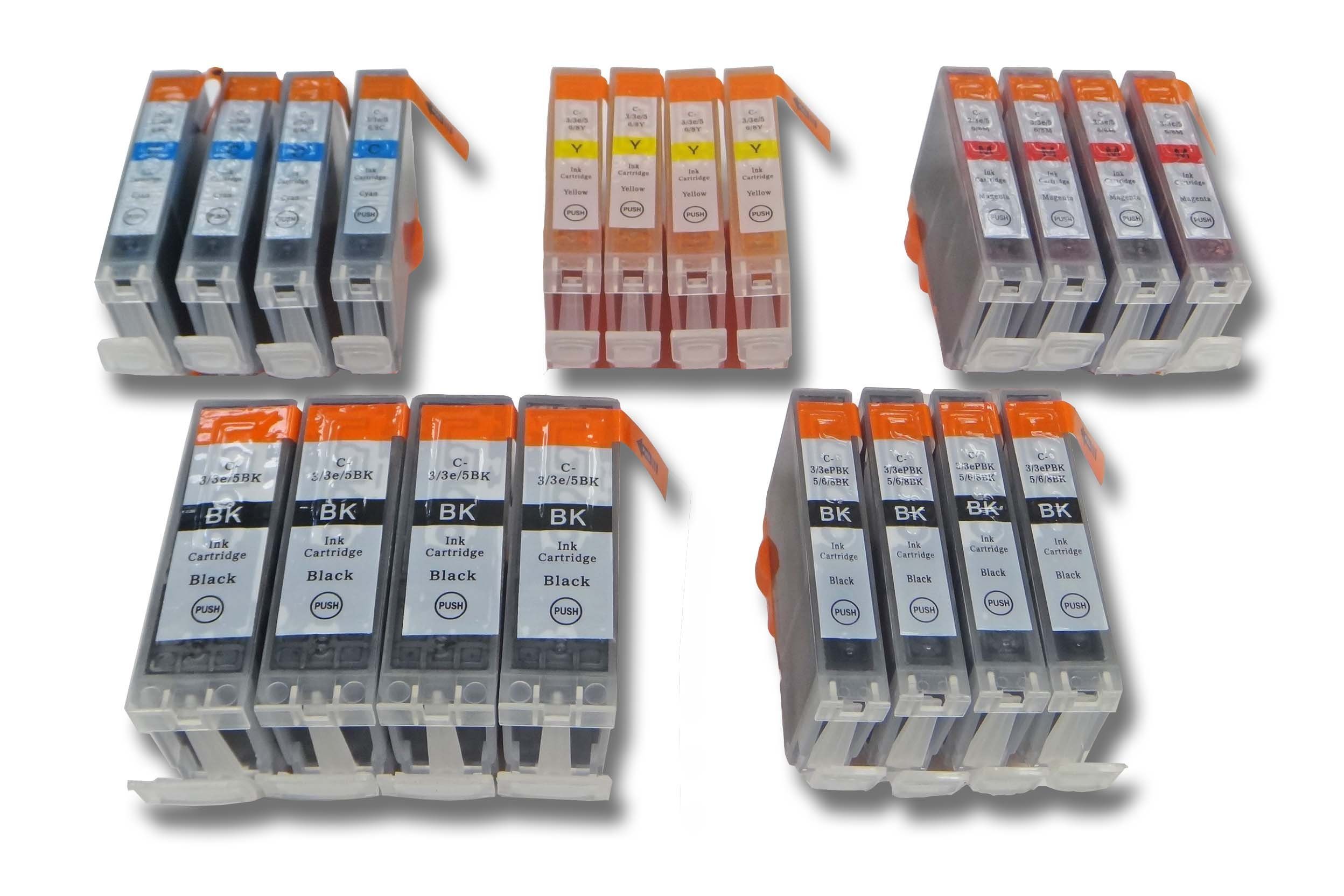 vhbw Tintenpatrone (passend für Canon Pixma IP3000, IP4000, IP4000R, i550, i560, i865)