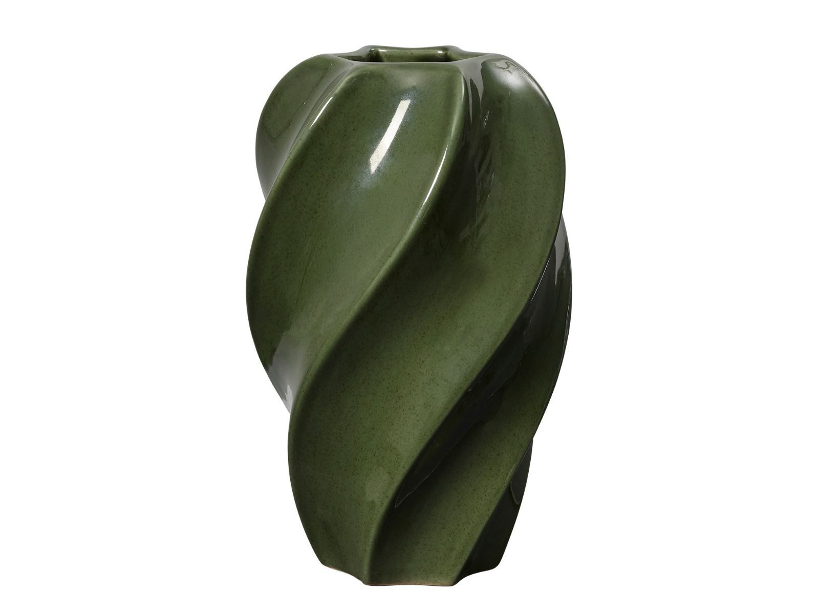 Broste Copenhagen Dekovase Odette Vase hunter green 24cm (Vasen)