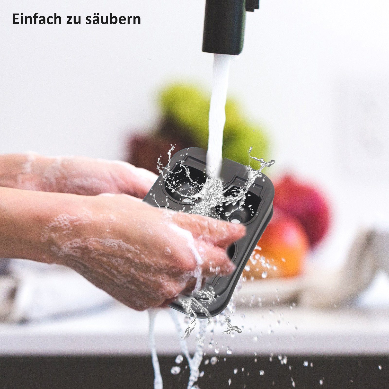 CALIYO Eiswürfelform Deckel,Cocktail Formen/Lebensmittelgeeignetes Valentinstagsgeschenk, Eiswürfel Eiswürfelform,2er Besondere Barkeeper Material Silikon,Eiswürfelform StereoskopischEiswürfelform mit Silikon Set