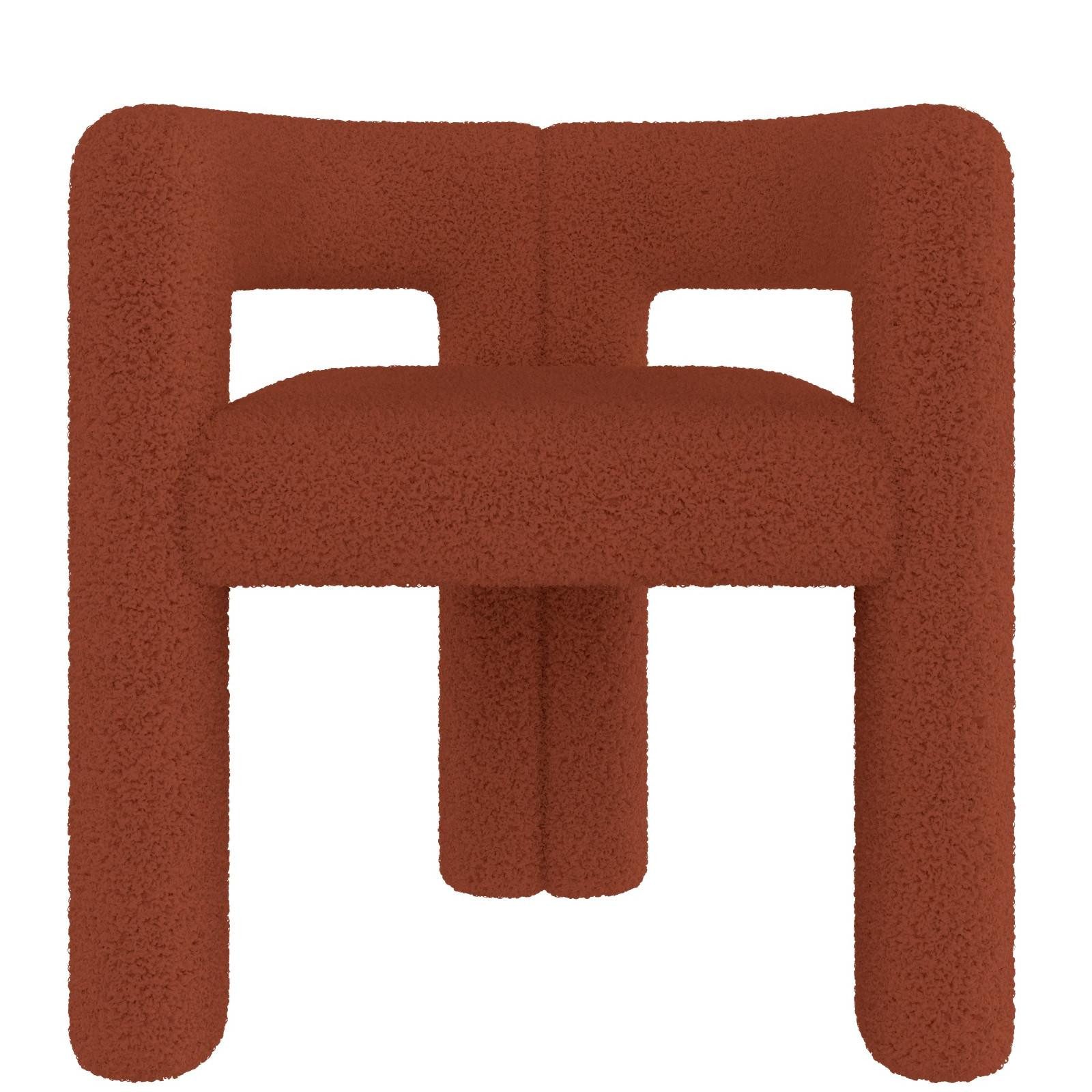 LVHOM Esszimmerstuhl Designersessel mit Teddy-Flor: Ergonomisch, Robust & Vielseitig (Komplettinstallation, Premium Teddy-Flor weich, rückenschonend, tagesstabil, für Wohnzimmer/Homeoffice, blitzschnell montierbar, in minimalistischem Design, 55 x 62 x 68.5 cm), Ideal als Lounge-Akzent, Homeoffice-Begleiter oder eleganter Gastsitz