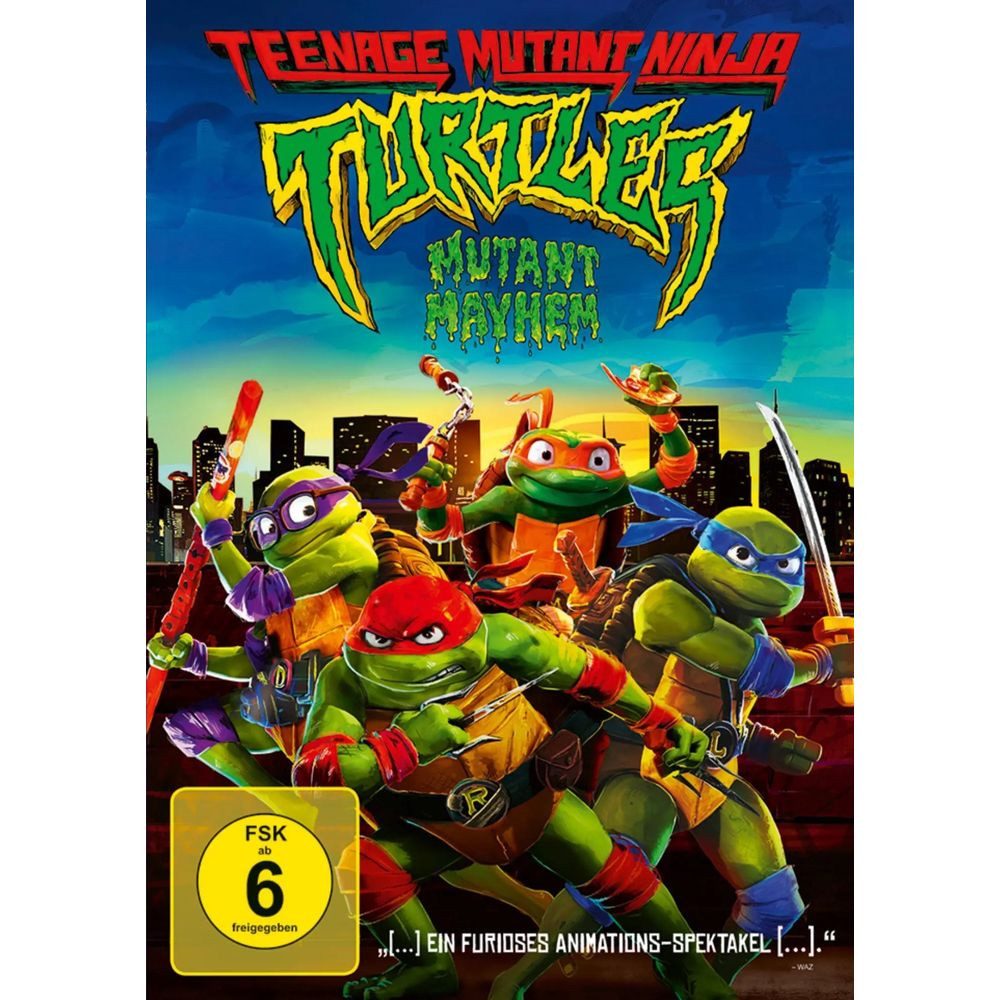 Paramount DVD Teenage Mutant Ninja Turtles: Mutant Mayhem