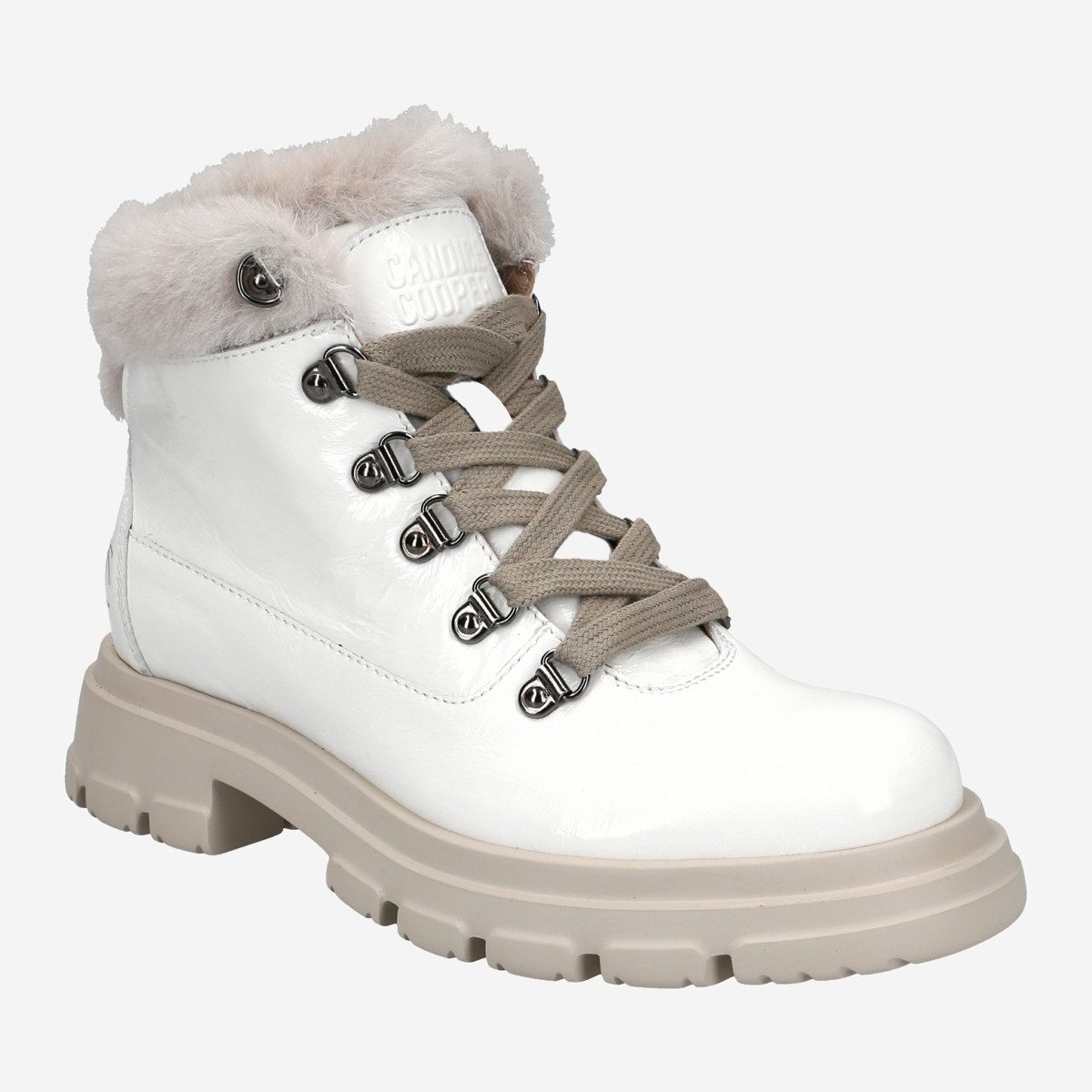 Candice Cooper Candice Cooper CHADO HIKE FUR, Warmfutter, Boots, Weiß, Damen Stiefel