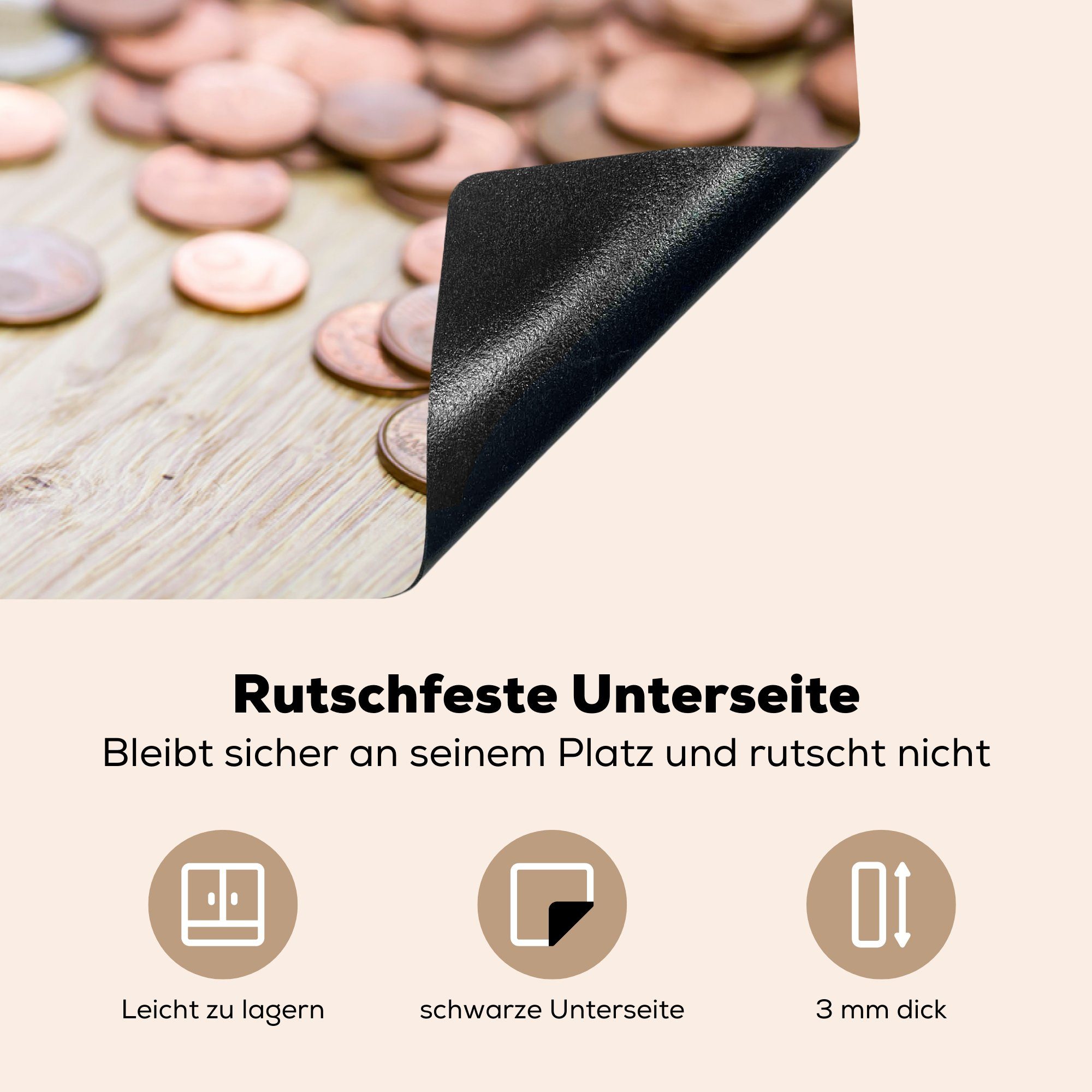 MuchoWow Herdblende-/Abdeckplatte Eine Kosten, tlg), Berechnung wirtschaftlichen monatliche der 81x52 für Ceranfeldabdeckung Induktionskochfeld (1 Schutz die küche, cm, Vinyl